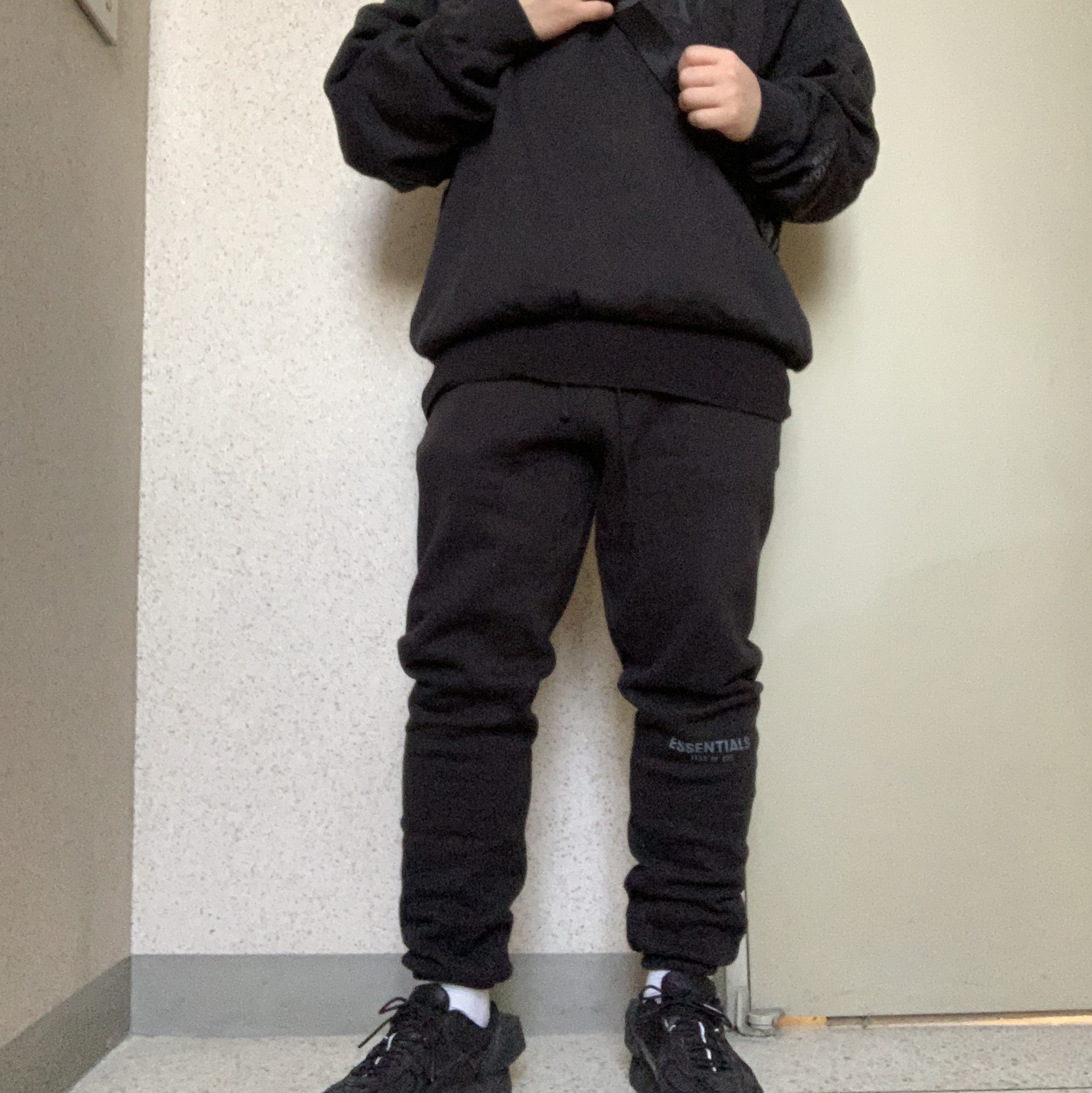 Nike x A-Cold-Wall Zoom Vomero 5 Black, Essentials Sweatpants Dark Slate/Black 2020 착용 스타일