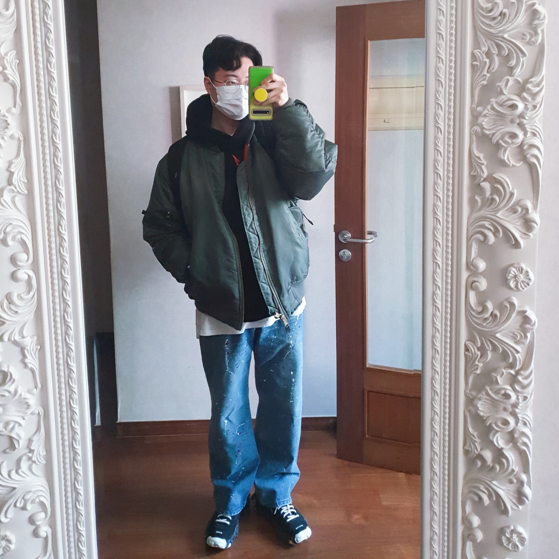 Nike x Undercover Overbreak SP Black 착용 스타일 - 3