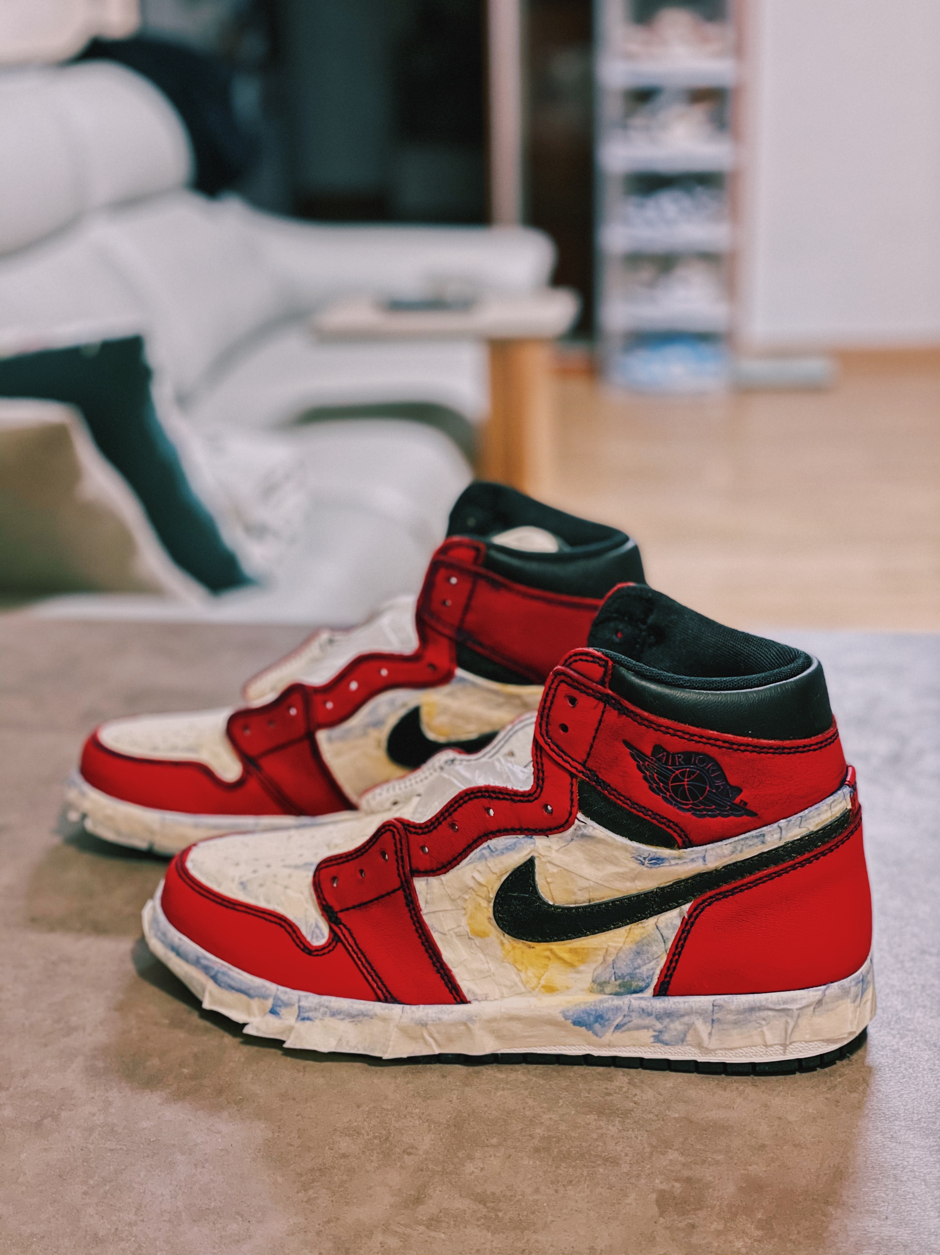 Jordan 1 Retro High OG Defiant SB LA to Chicago 착용 스타일 - 5