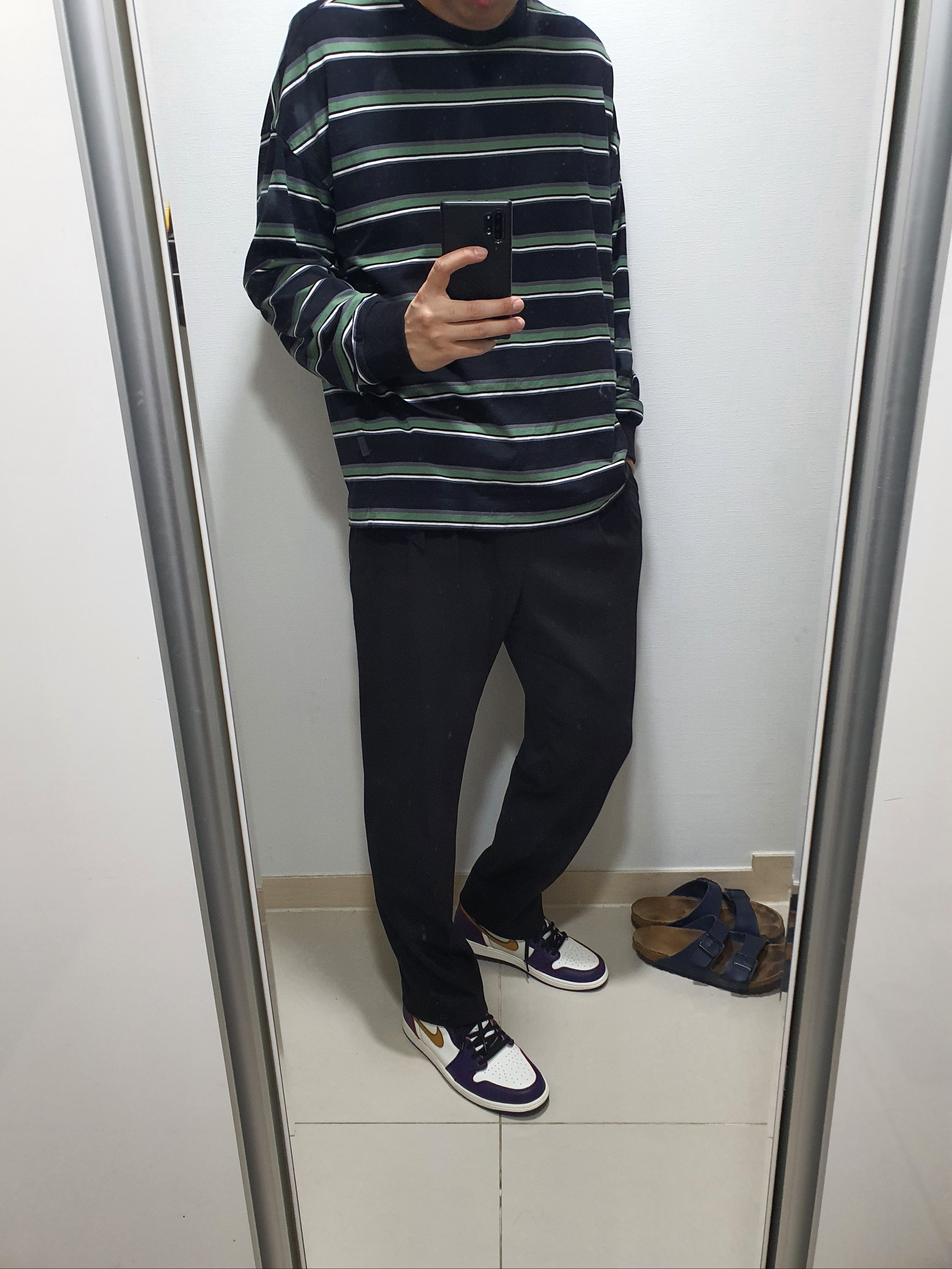 Jordan 1 Retro High OG Defiant SB LA to Chicago 착용 스타일