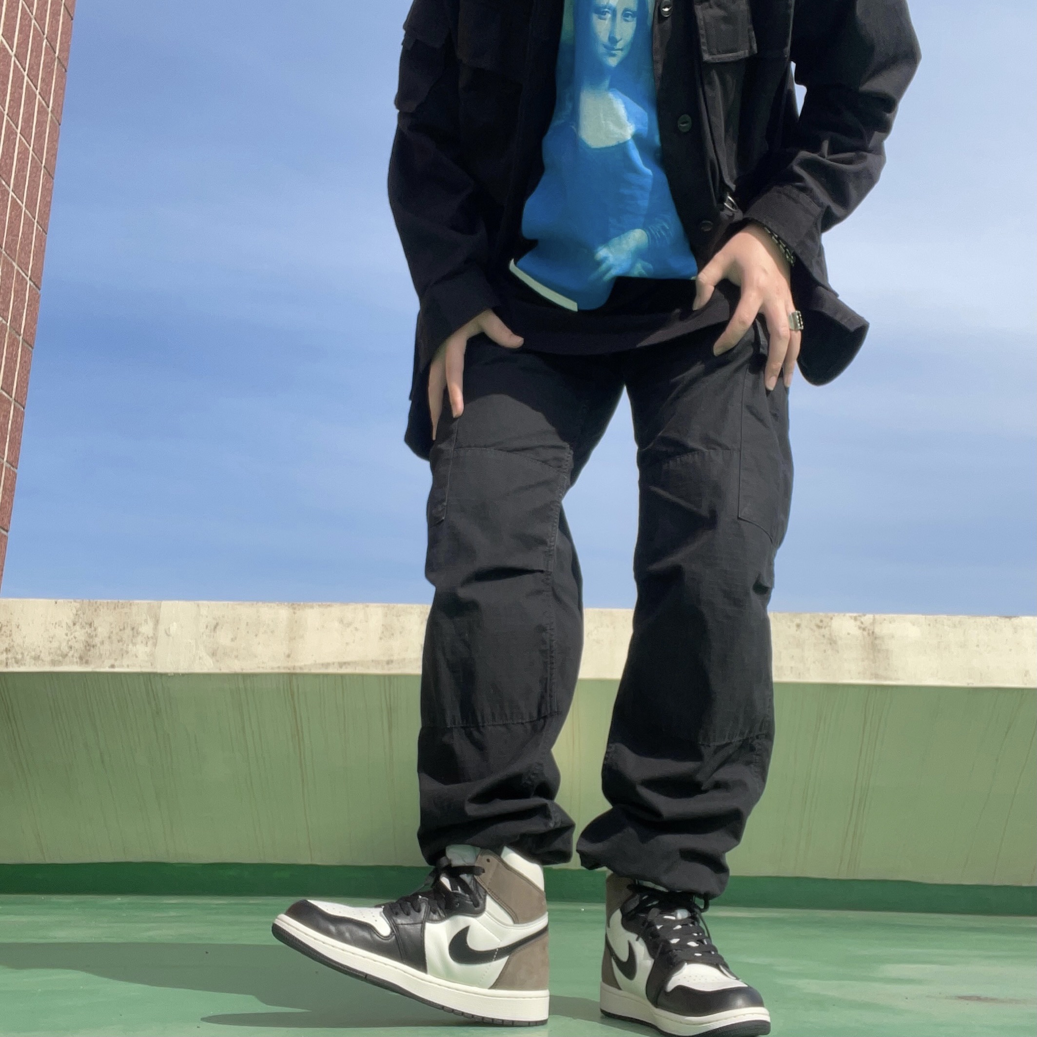 Jordan 1 Retro High OG Black Mocha 착용 스타일