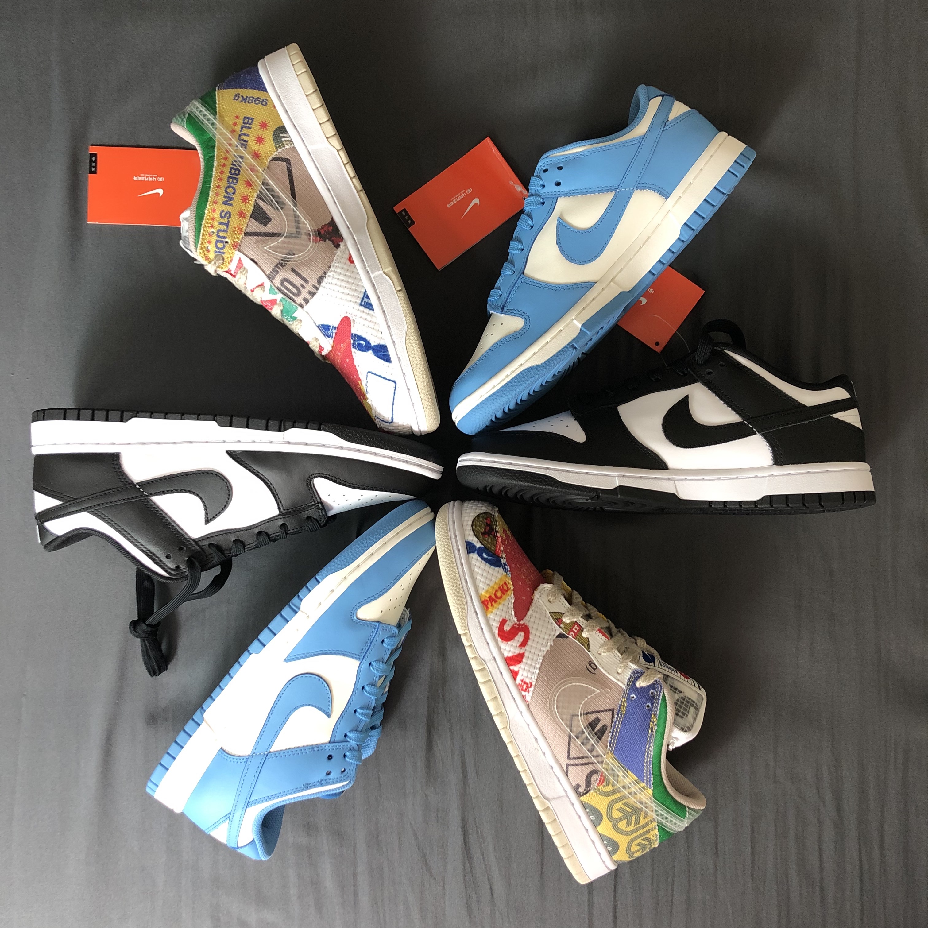 (W) Nike Dunk Low Coast, Nike Dunk Low SP City Market 착용 스타일