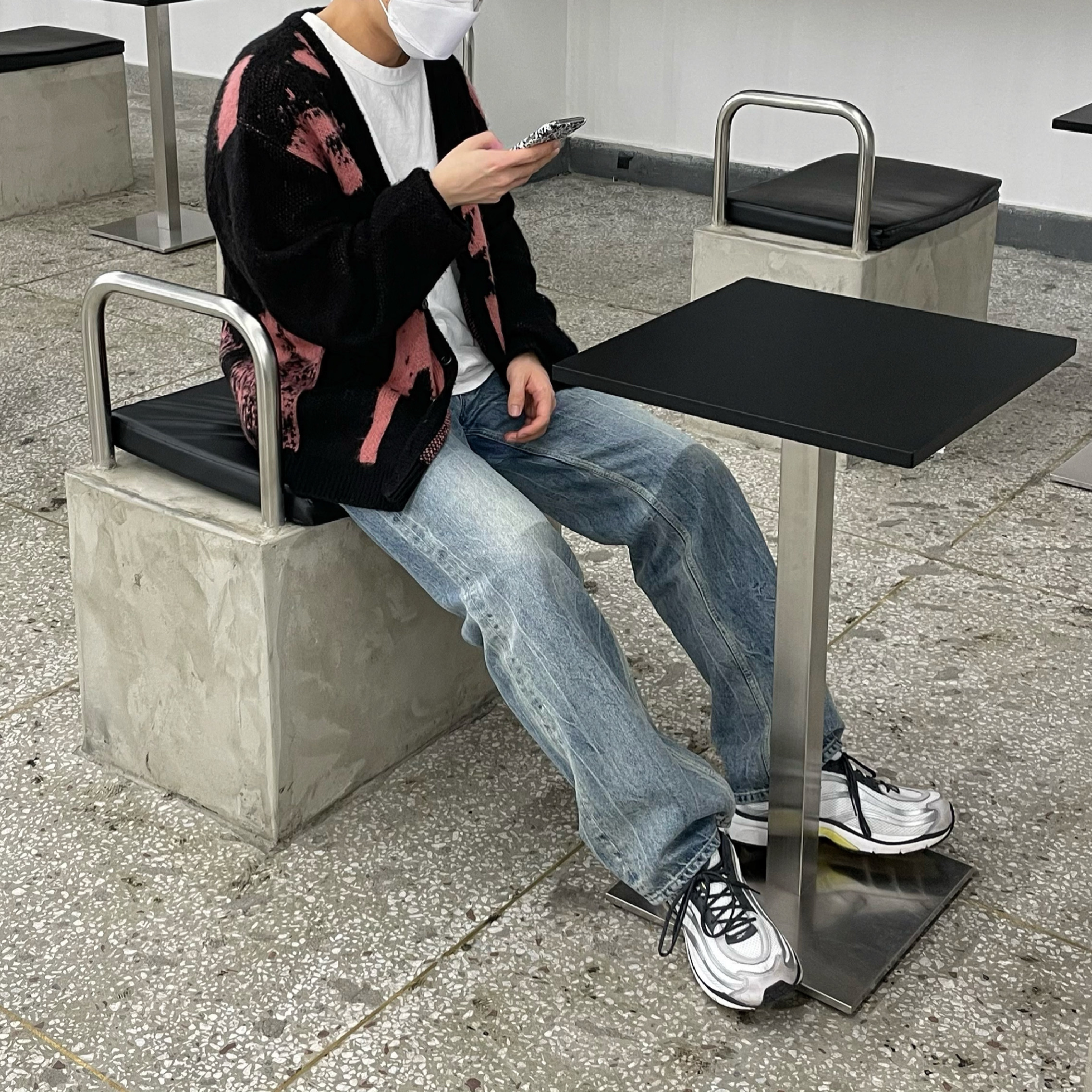Reebok x Liful Premier Pump Paris Grey 착용 스타일
