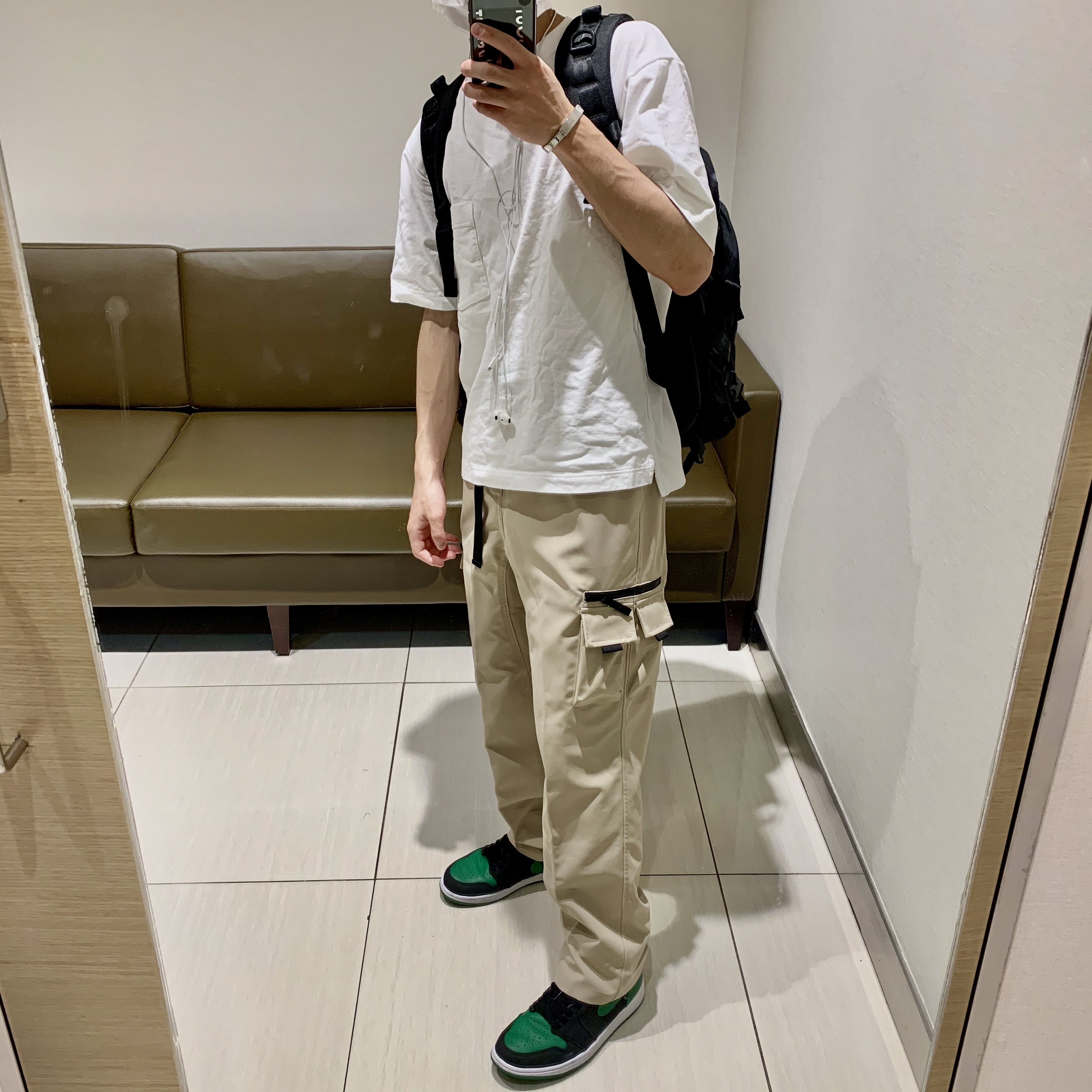 Jordan 1 Retro High OG Pine Green Black 착용 스타일