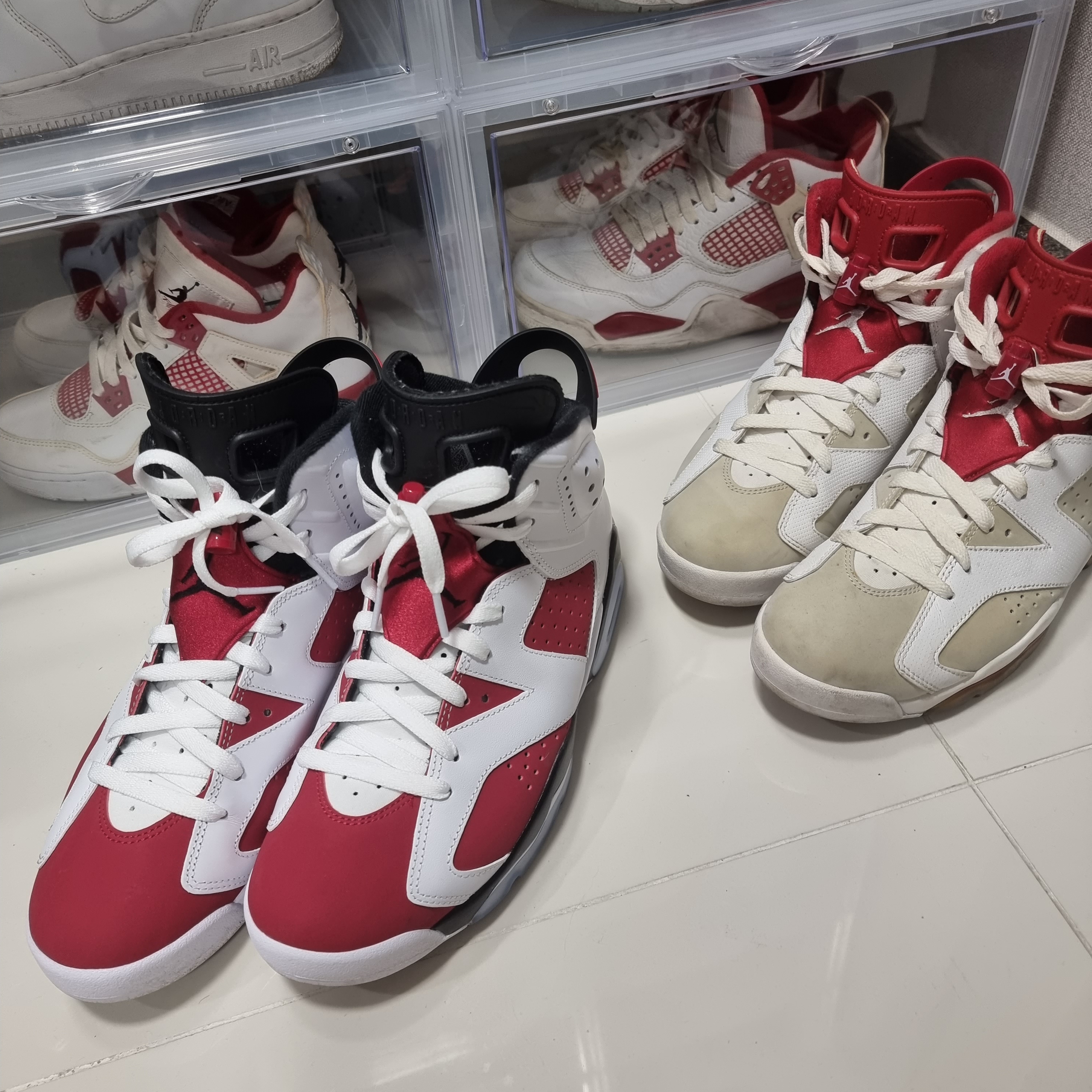 Jordan 6 Retro Carmine 2021, Jordan 6 Retro Alternate 착용 스타일