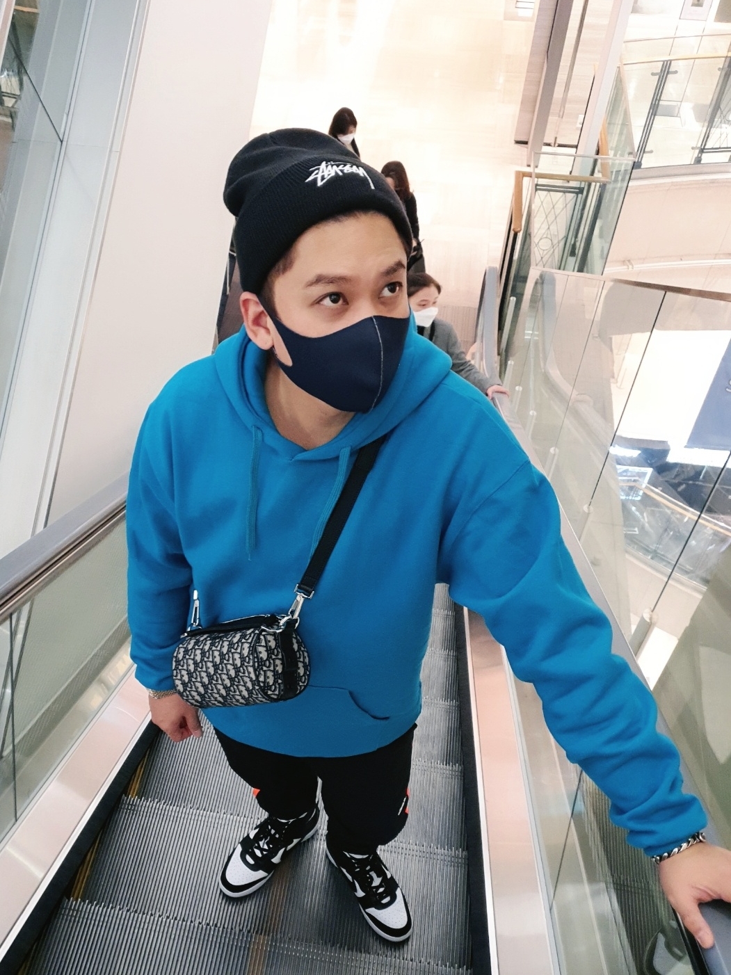 Nike x Ambush Dunk High Black, Nike x Stussy Cuff Beanie 착용 스타일 - 1