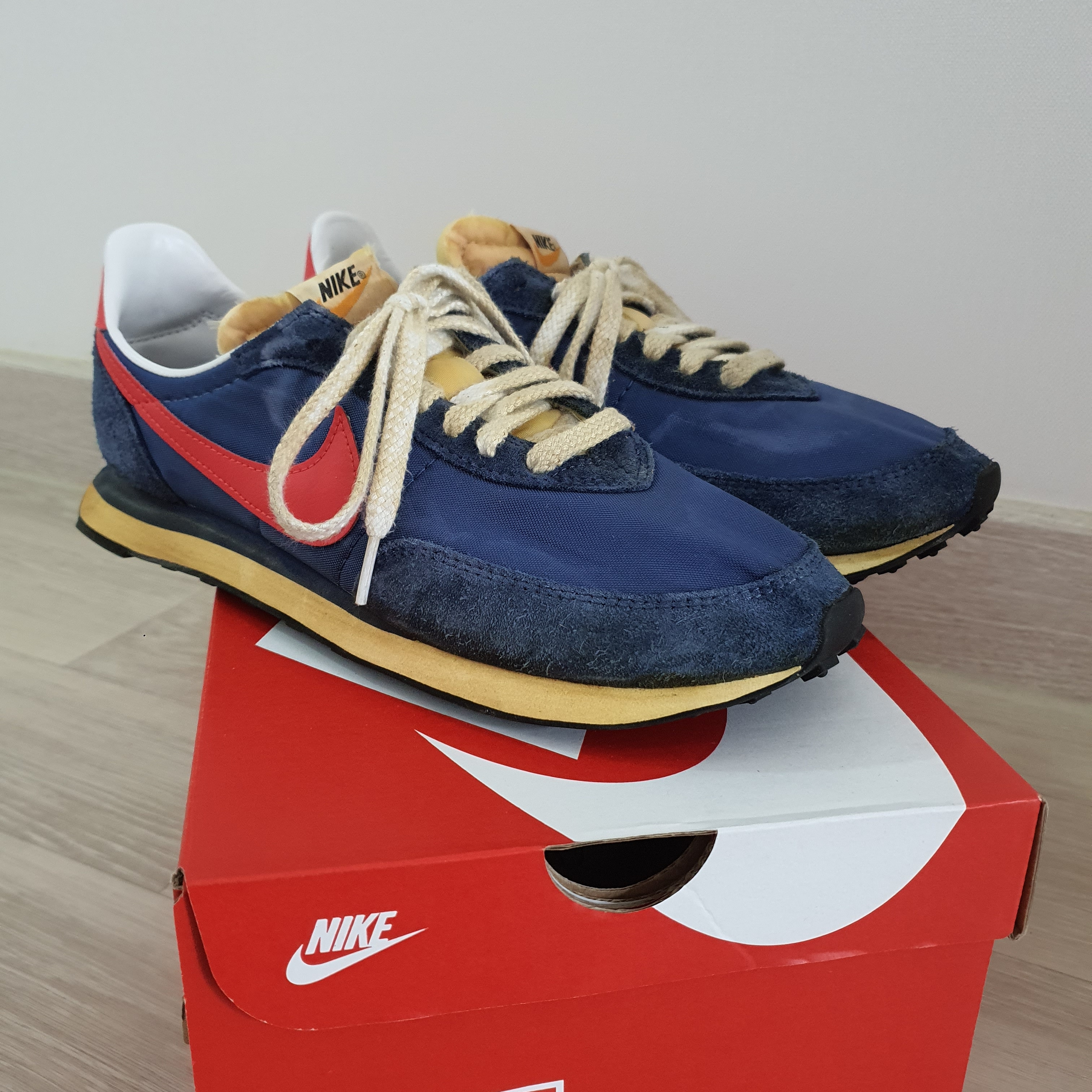 Nike Waffle Trainer 2 SP Midnight Navy 착용 스타일