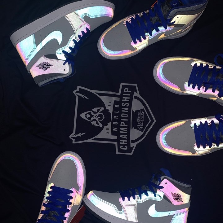 Jordan 1 x League of Legends Zoom Air CMFT Esports 착용 스타일