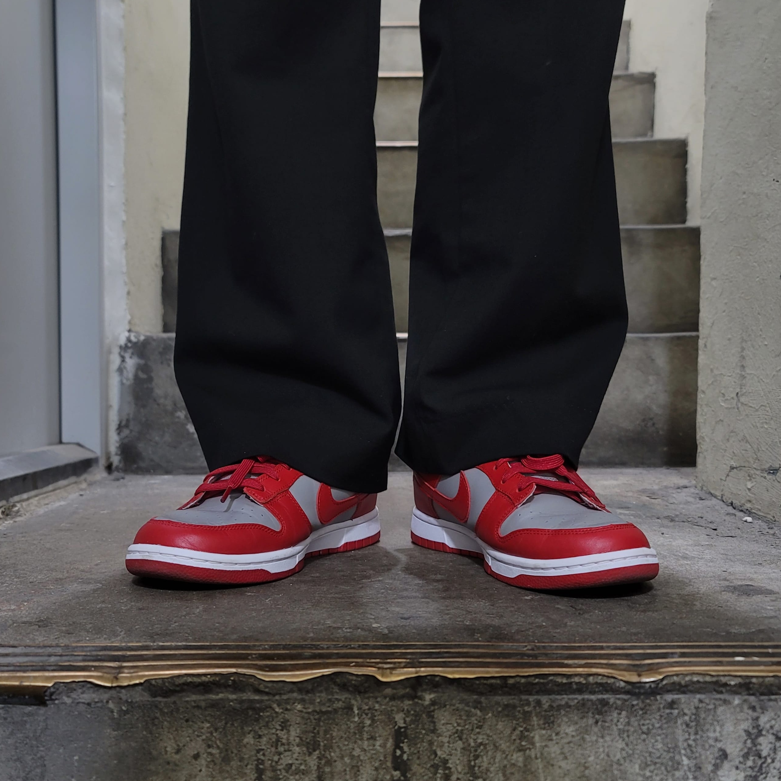 Nike Dunk Low Retro Medium Grey 착용 스타일