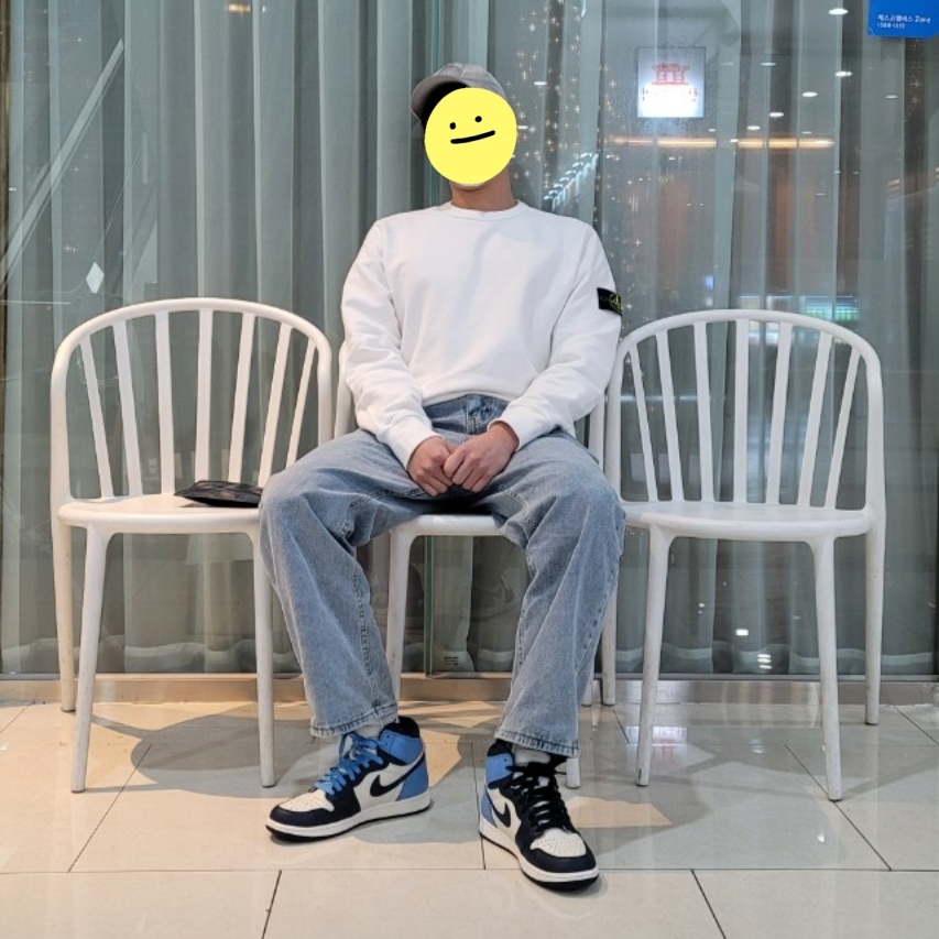 Jordan 1 Retro High Obsidian UNC 착용 스타일
