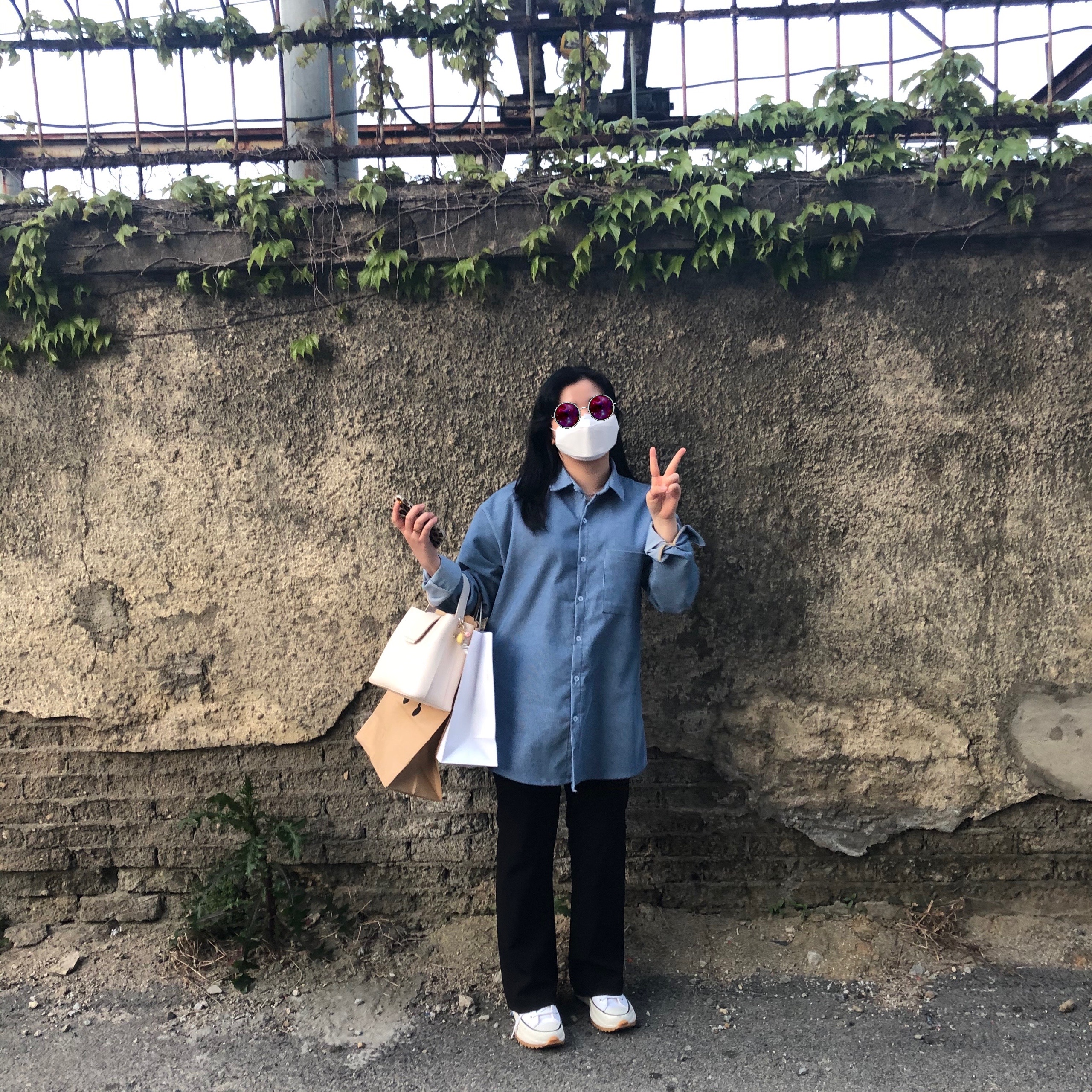 Converse x JW Anderson Run Star Hike Hi White 착용 스타일