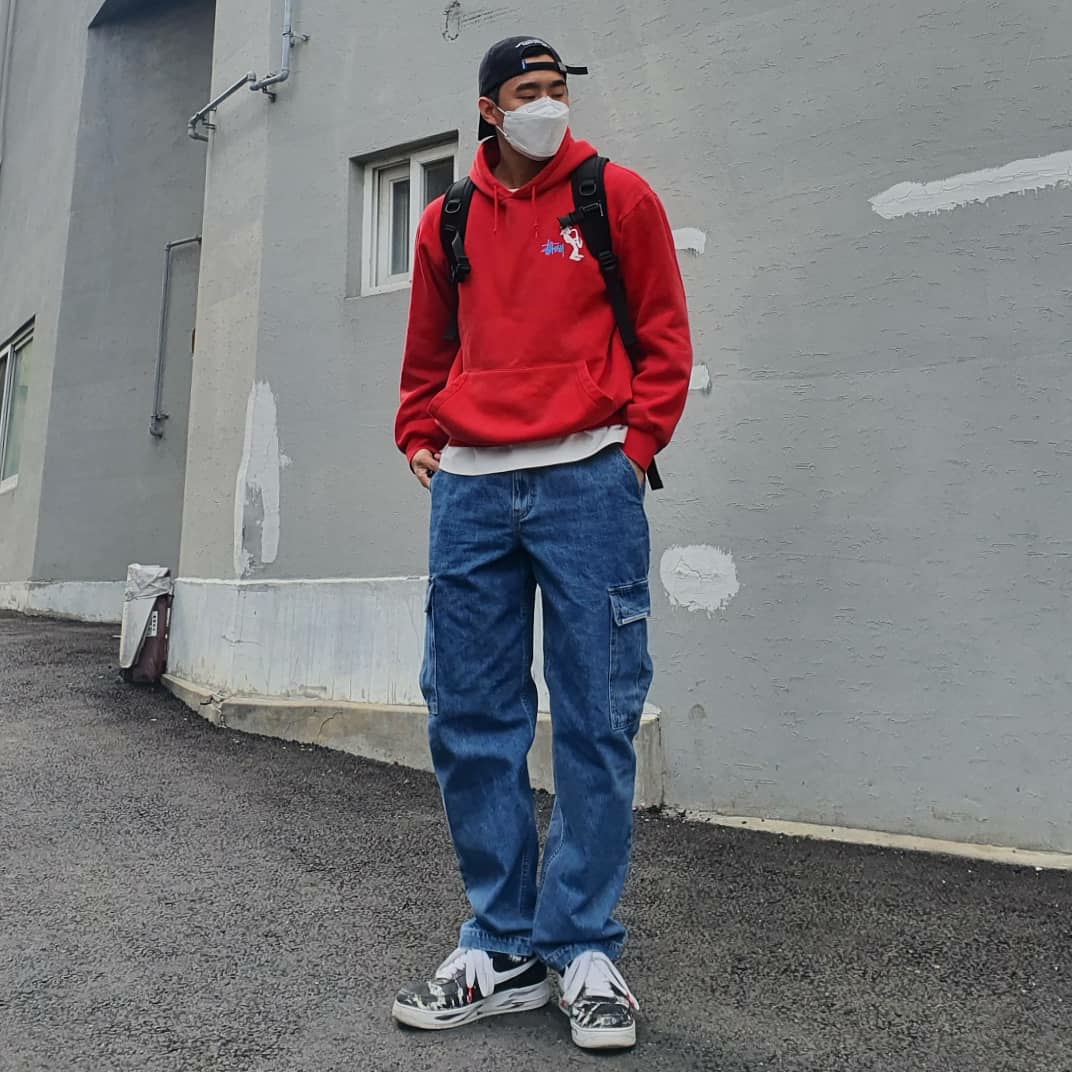 Nike x Peaceminusone Air Force 1 Low Para-Noise 착용 스타일 - 2