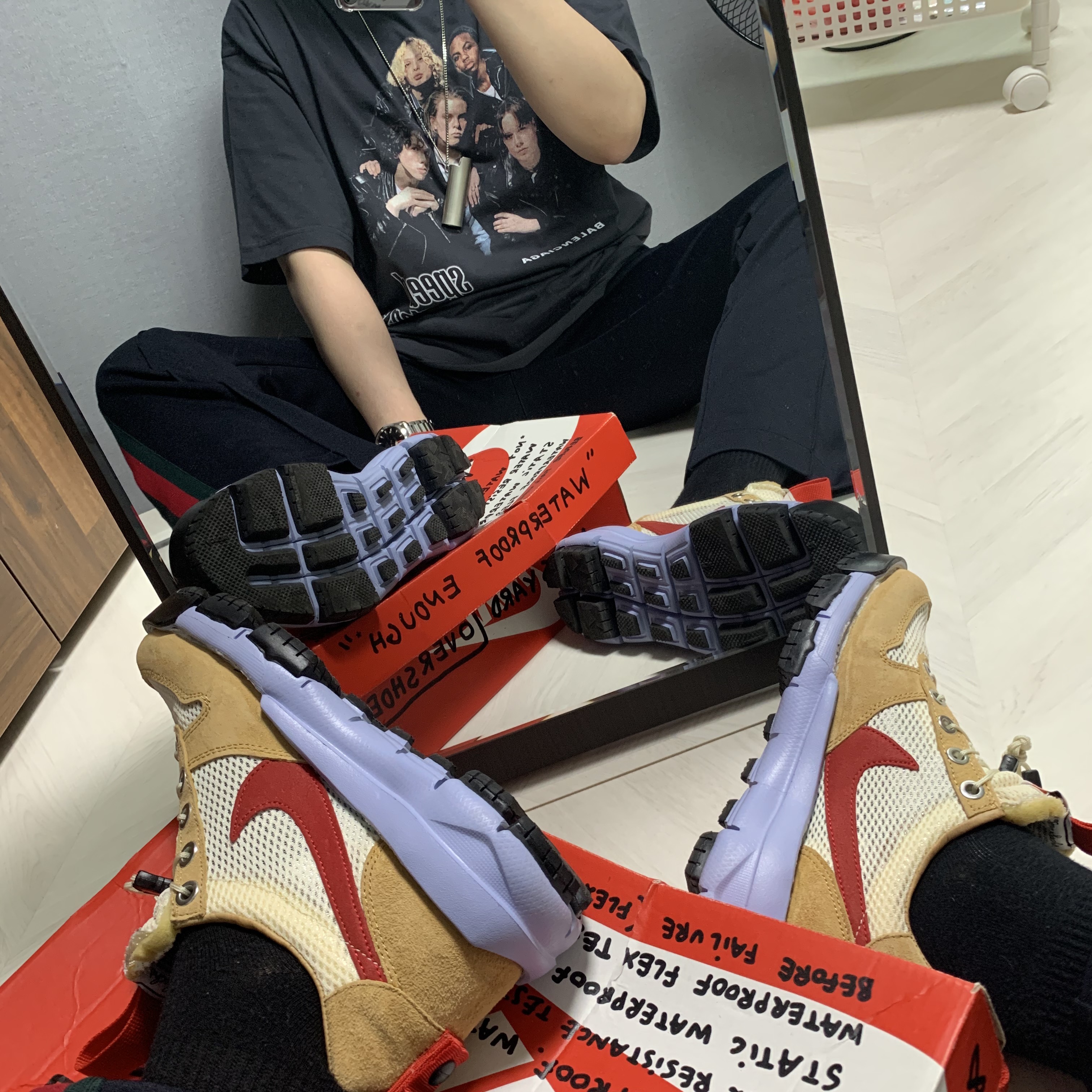 Nike x Tom Sachs Mars Yard Overshoe 3.0 착용 스타일
