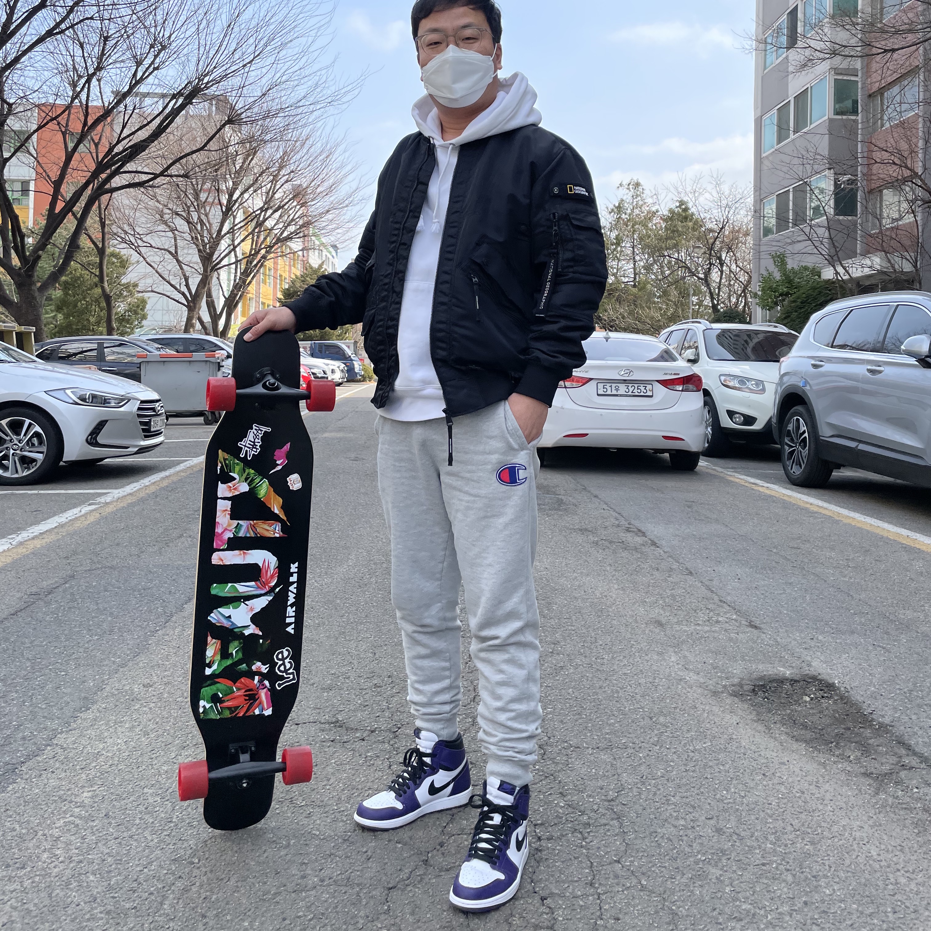 Jordan 1 Retro High OG Court Purple 2020 착용 스타일