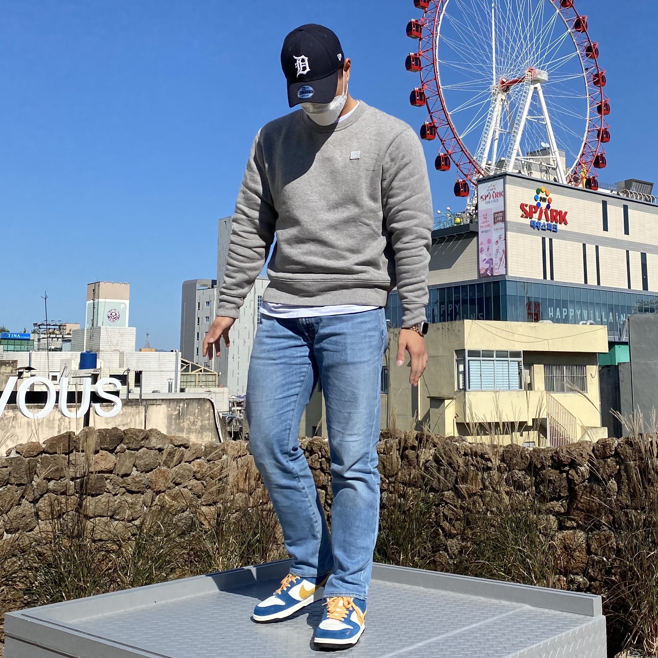 Nike x Kasina Dunk Low 80's Bus 착용 스타일