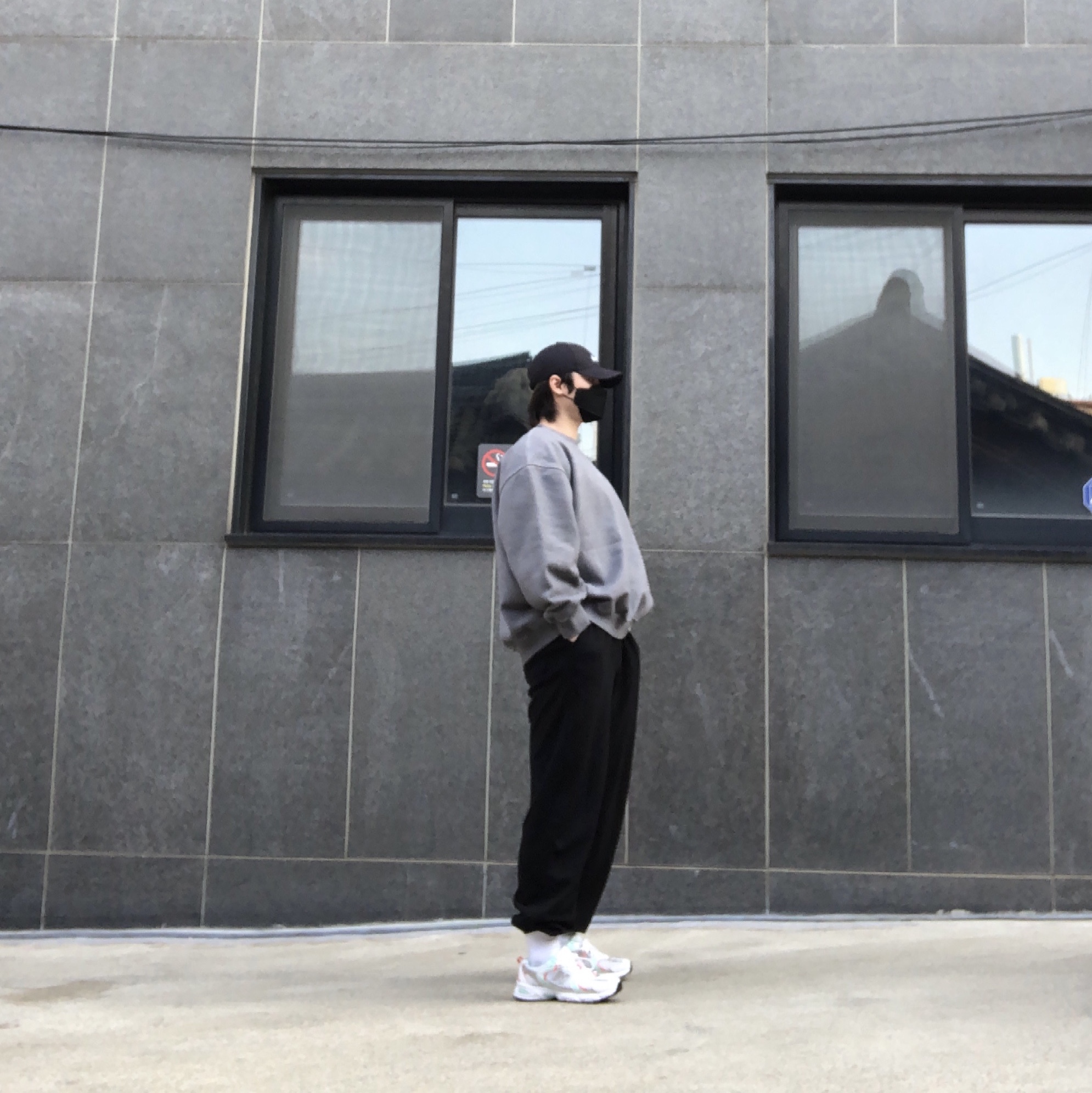 New Balance 530 White 착용 스타일