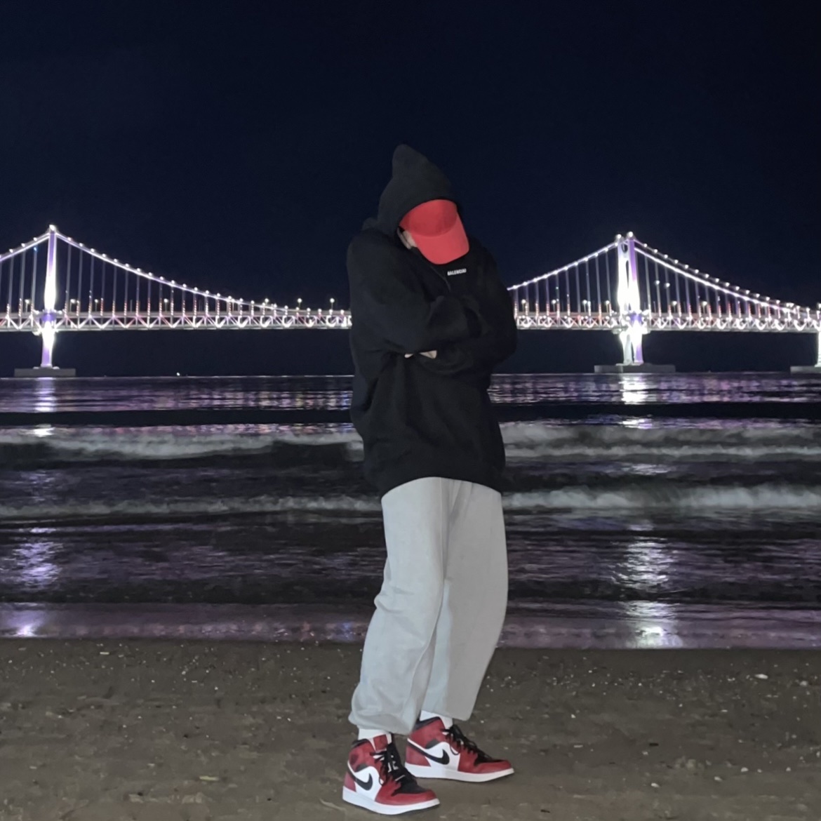 Jordan 1 Mid Chicago Black Toe 착용 스타일