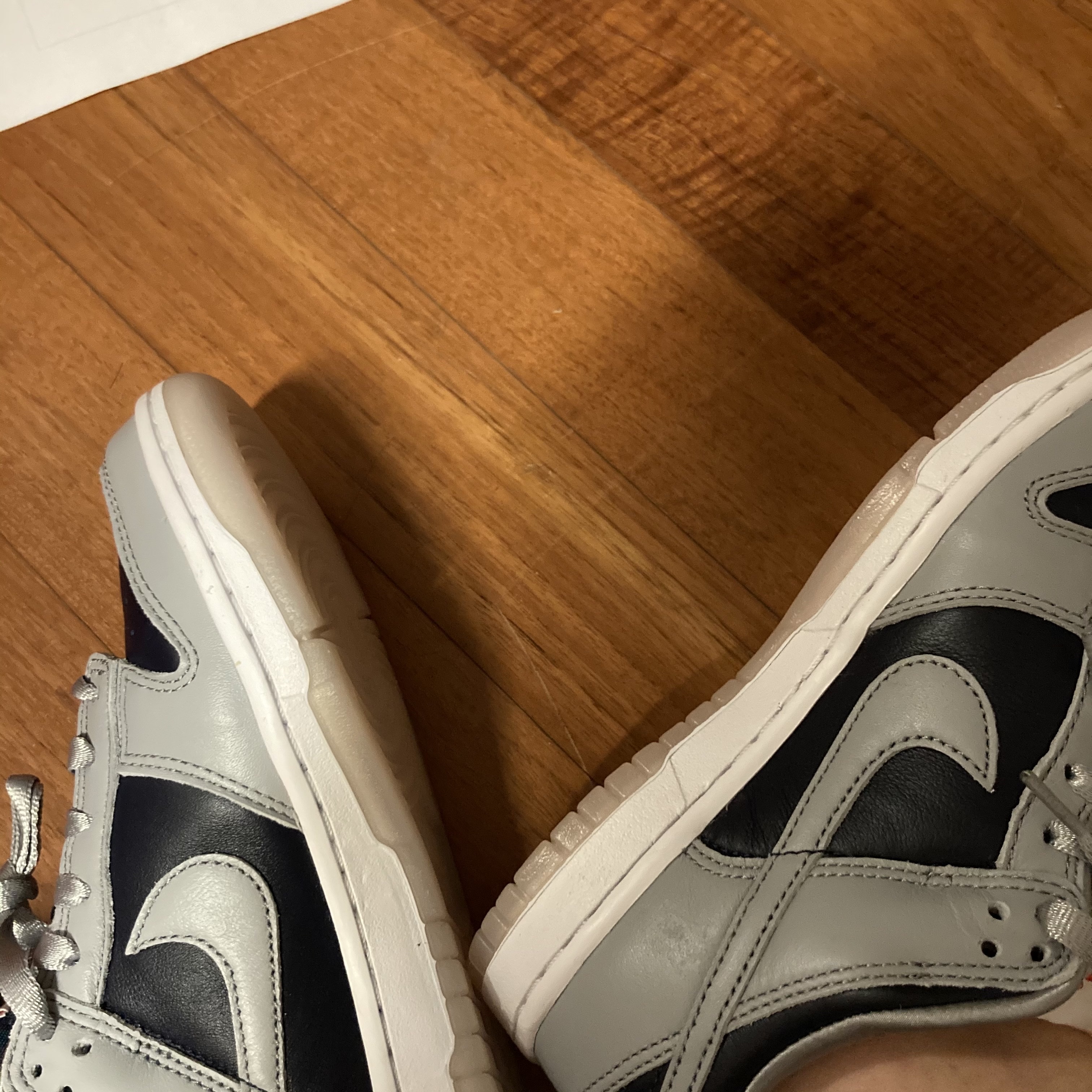 (W) Nike Dunk Low SP College Navy 착용 스타일