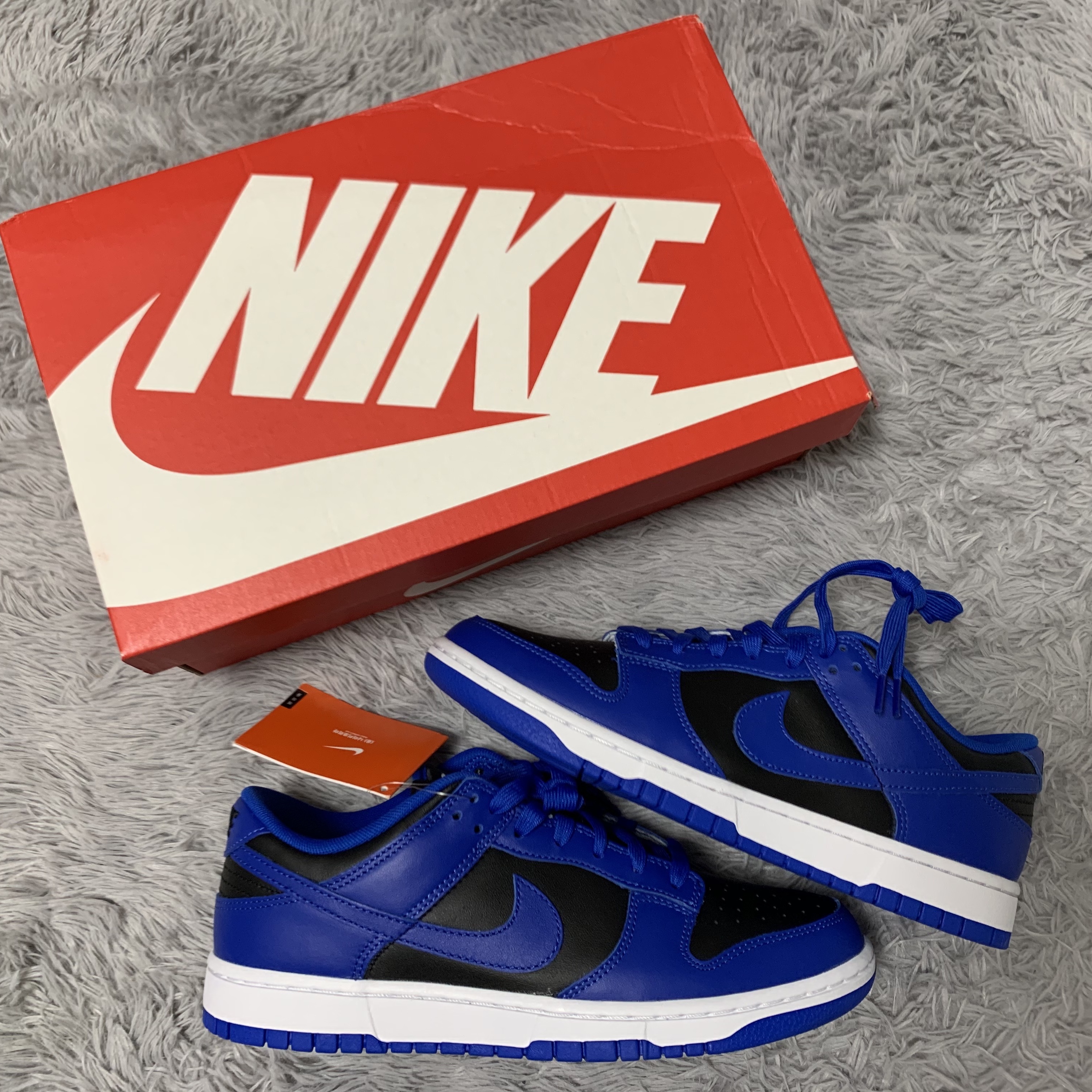 Nike Dunk Low Retro Hyper Cobalt 착용 스타일