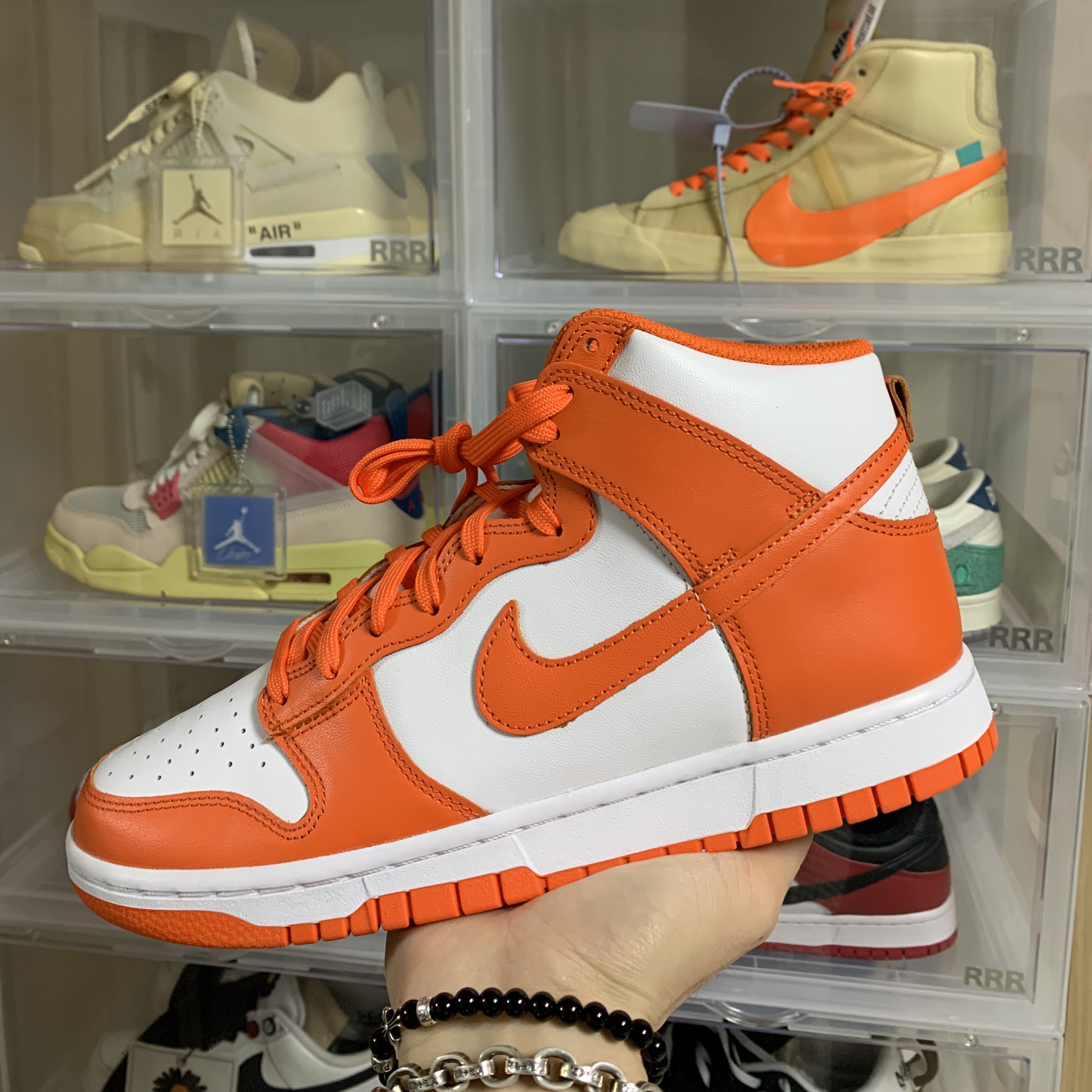 Nike Dunk High Retro Orange Blaze 착용 스타일
