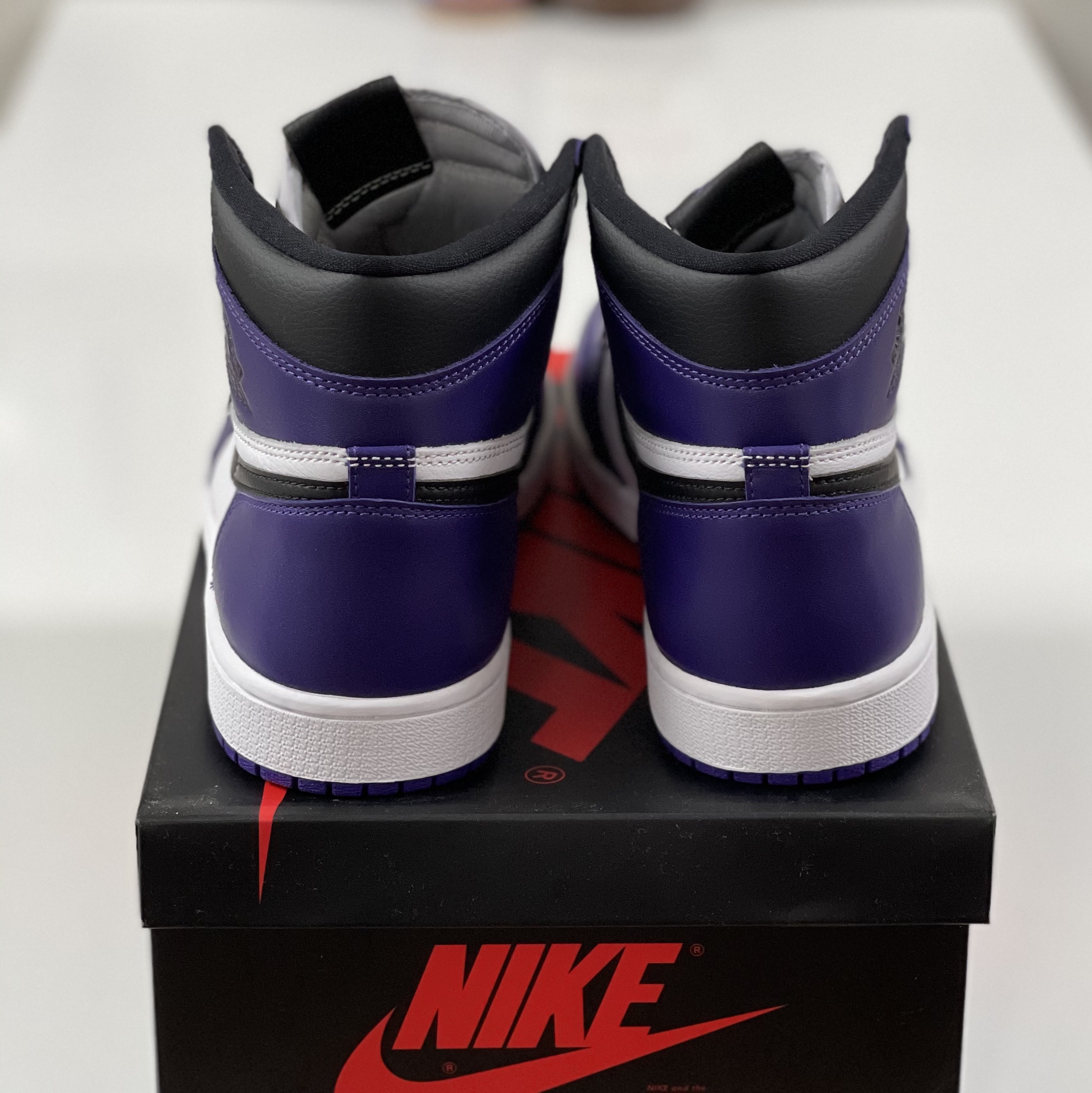 Jordan 1 Retro High OG Court Purple 2020 착용 스타일 - 4