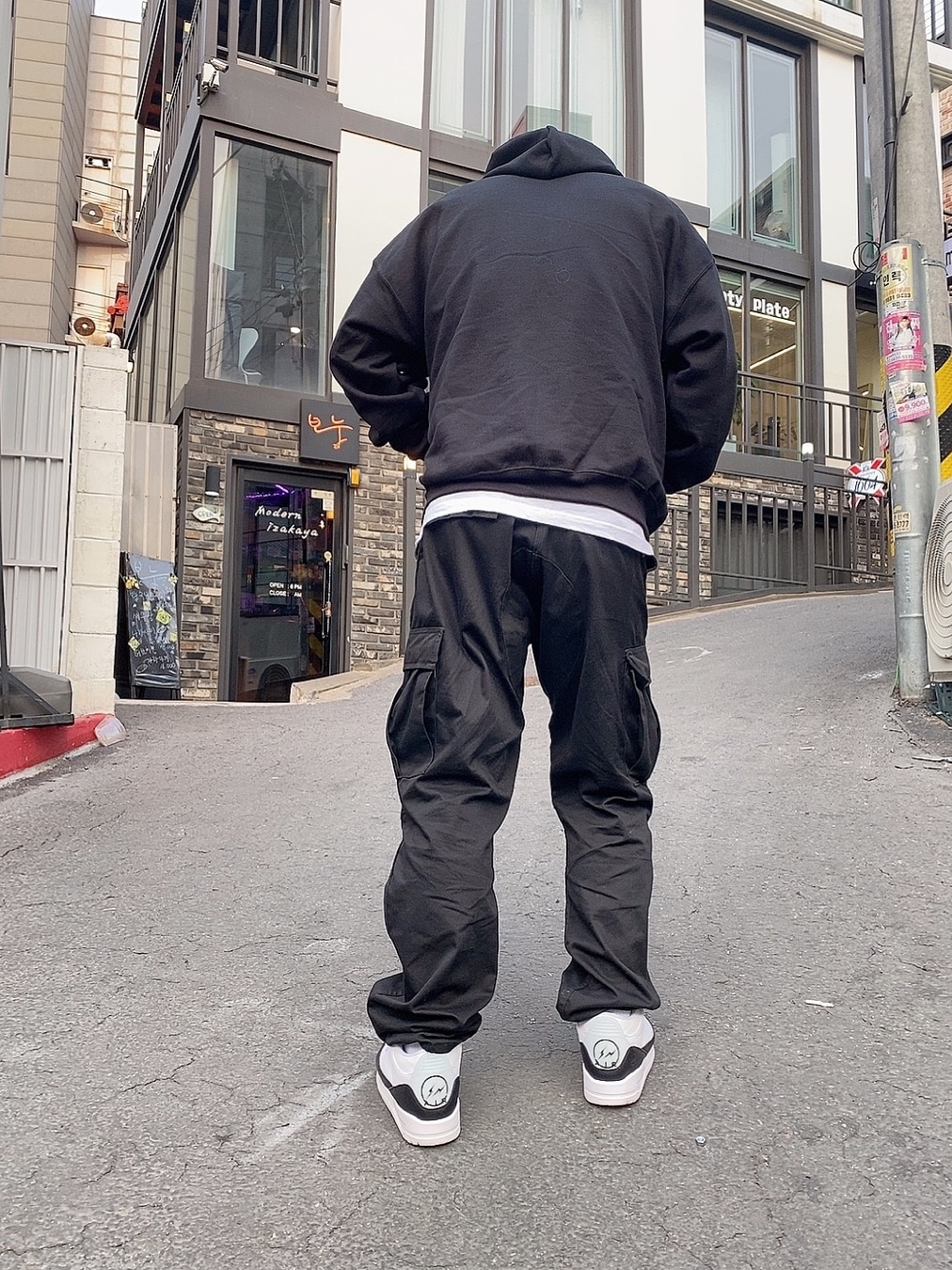 Jordan 3 x Fragment Retro SP White Black 착용 스타일