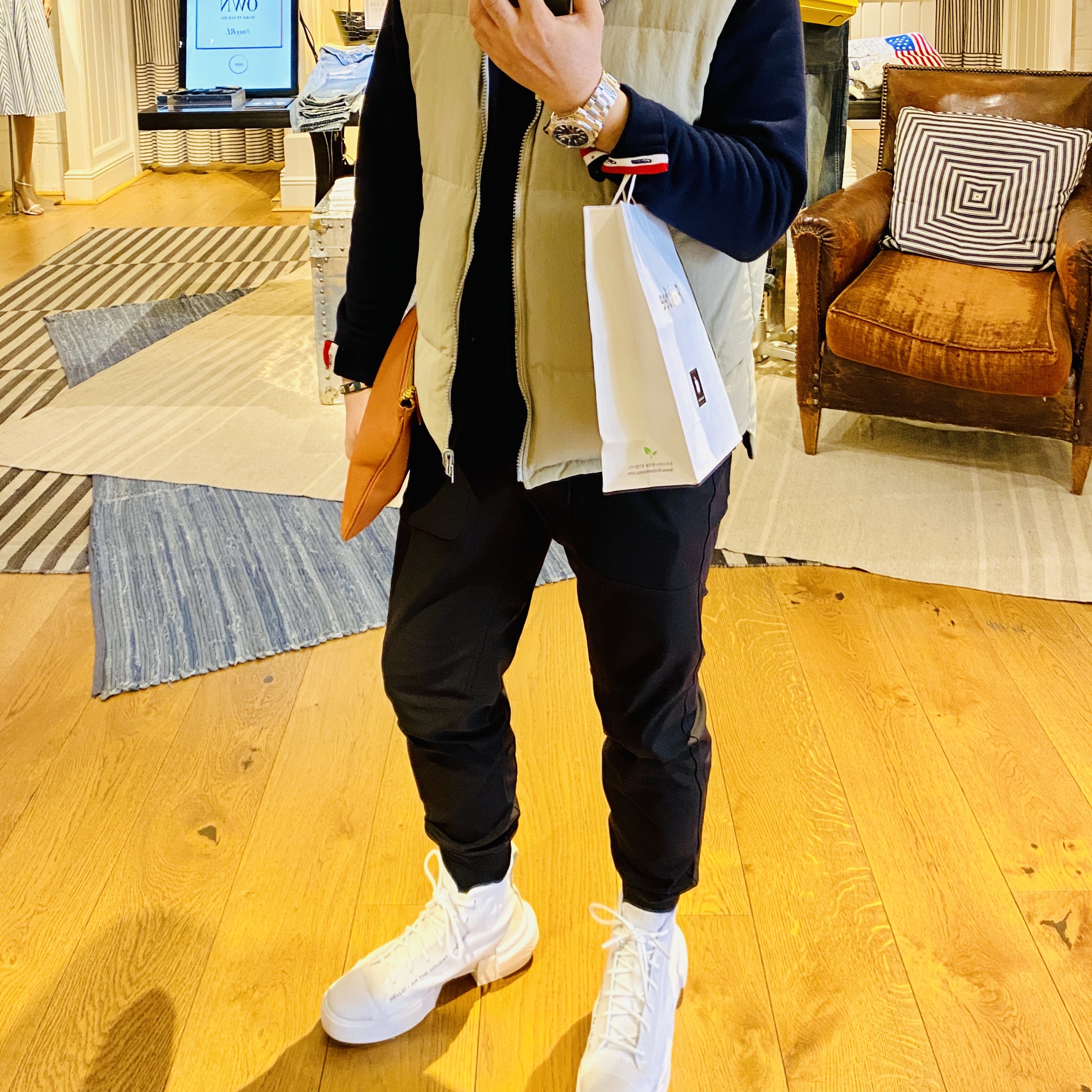 Converse x Takahiromiyashita The Soloist All Star Disrupt CX Hi White 착용 스타일