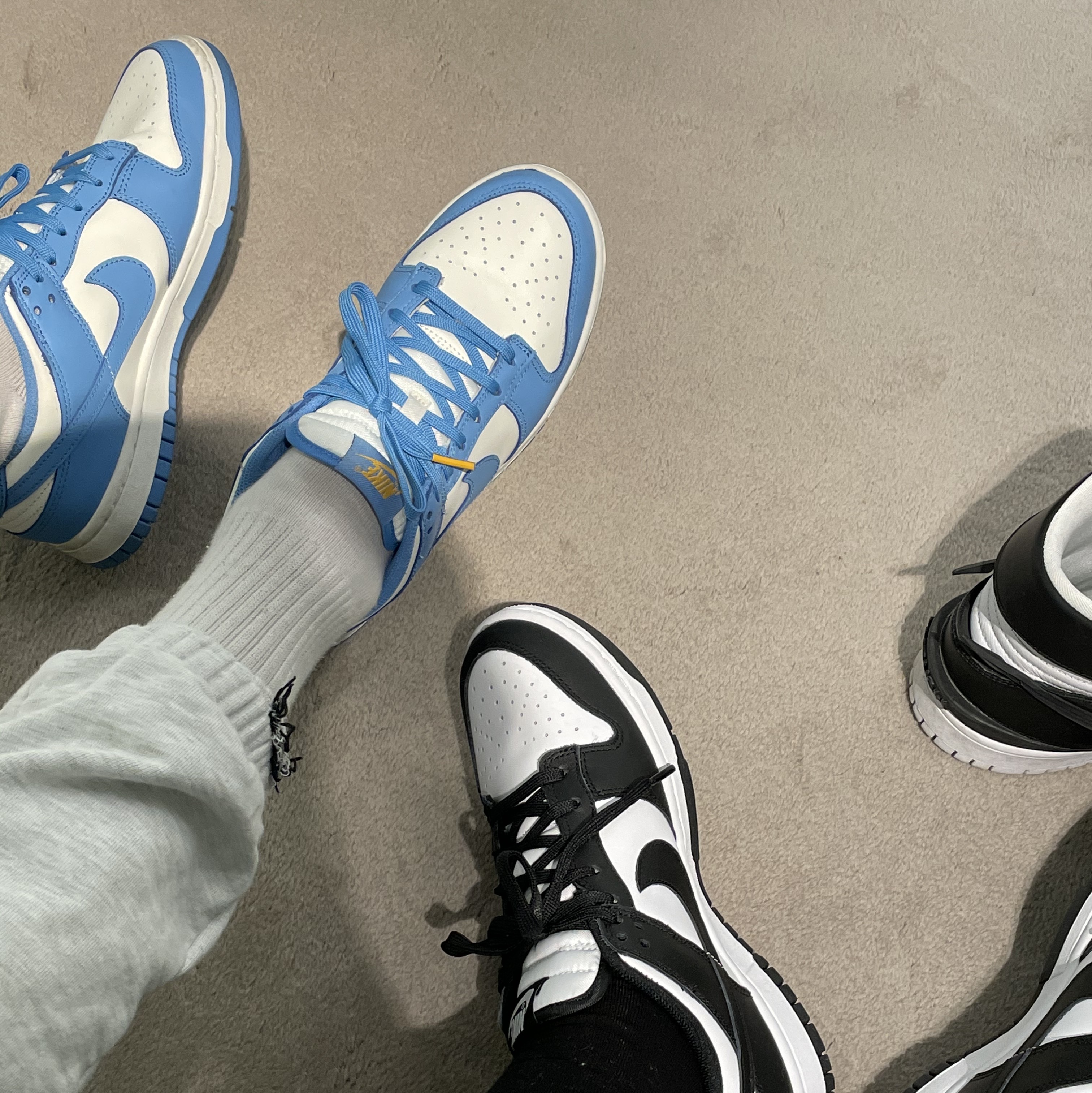 (W) Nike Dunk Low Coast, (W) Nike Dunk Low Black 착용 스타일