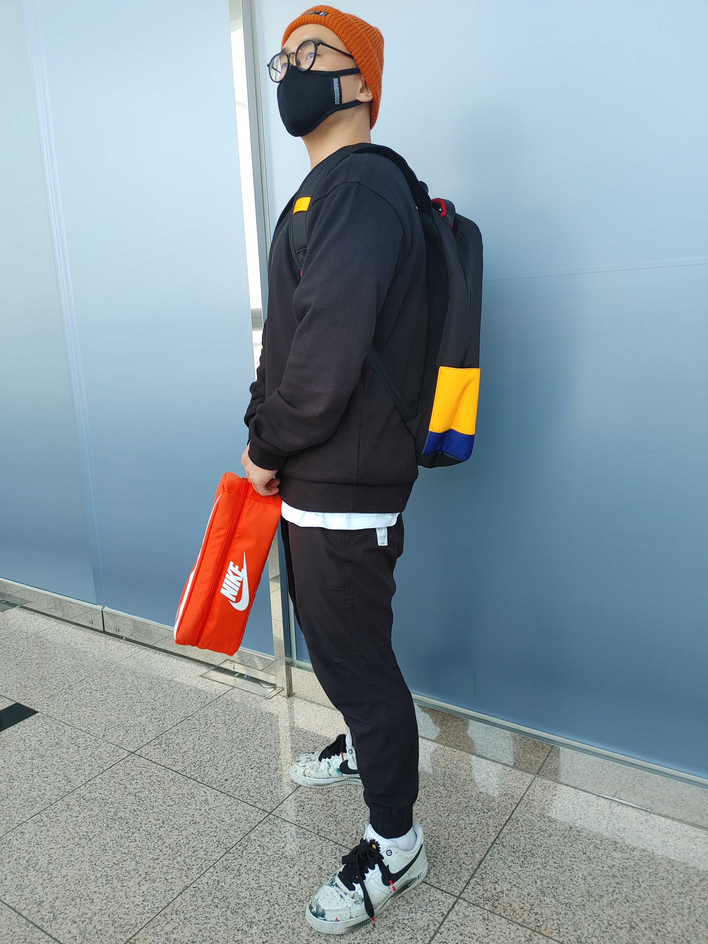 Nike x Peaceminusone Air Force 1 Low Para-Noise 2.0 착용 스타일 - 1