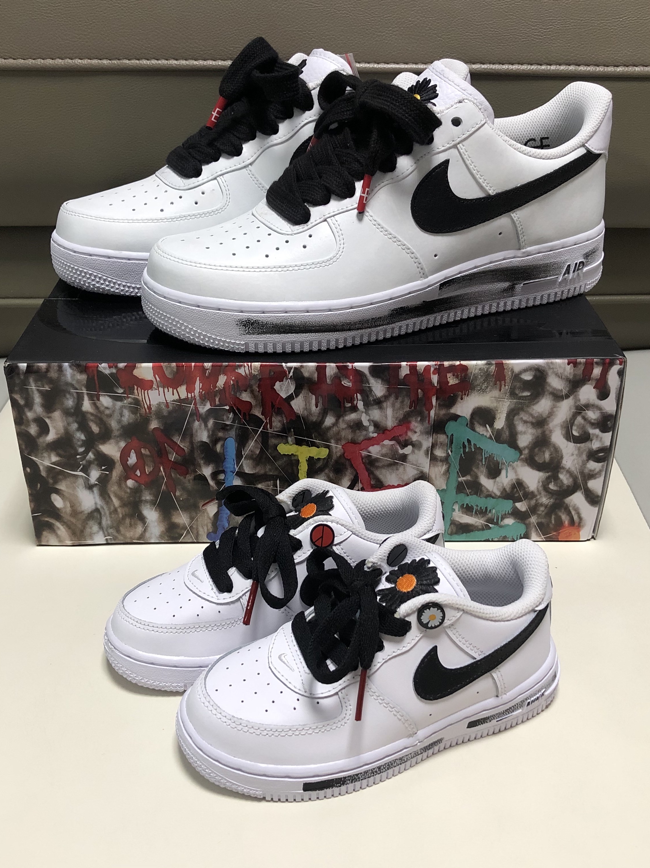 Nike x Peaceminusone Air Force 1 Low Para-Noise 2.0 착용 스타일 - 2