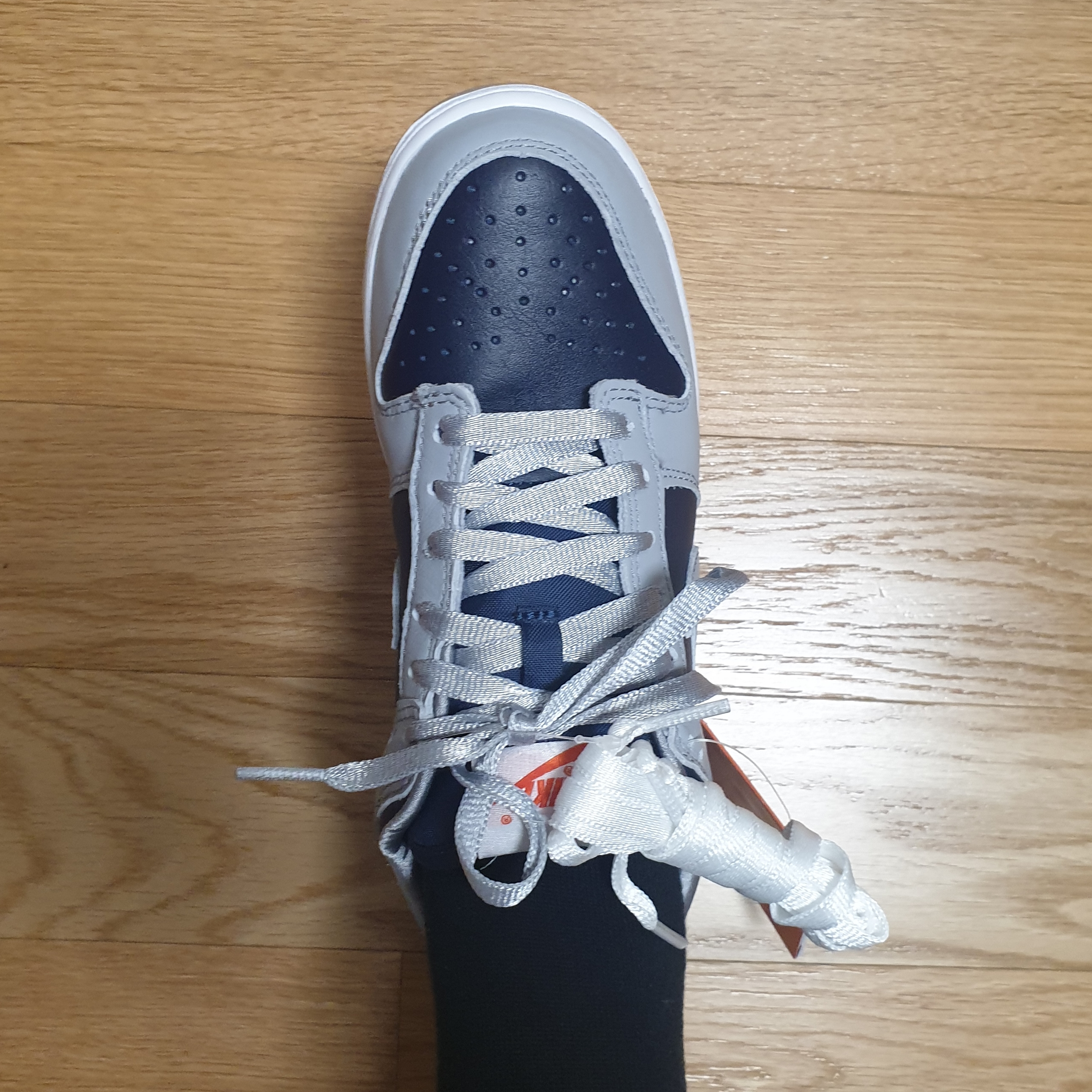 (W) Nike Dunk Low SP College Navy 착용 스타일 - 2