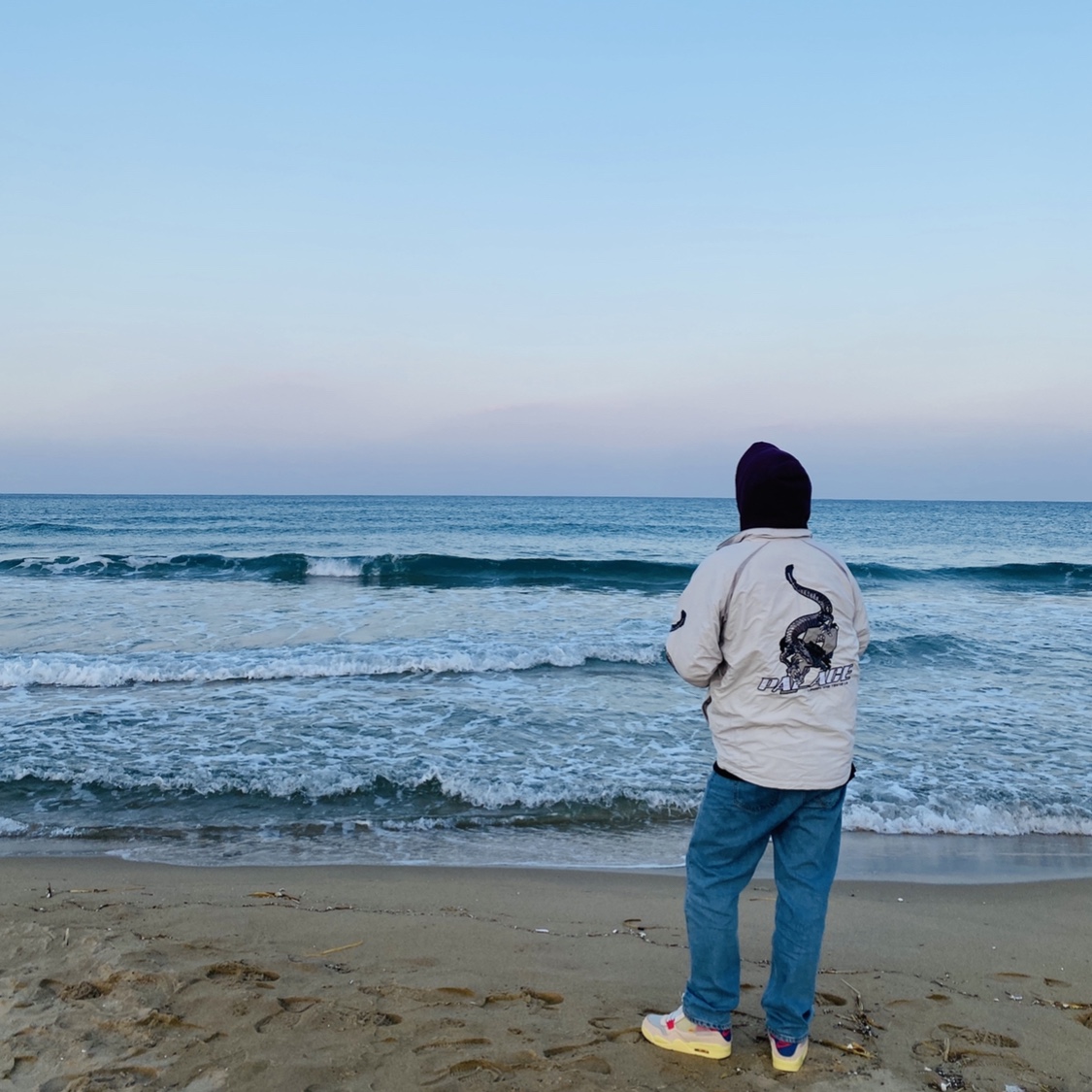 Palace Enter The Dragon Jacket Black - 20FW, Jordan 4 x Union Retro Guava Ice 착용 스타일