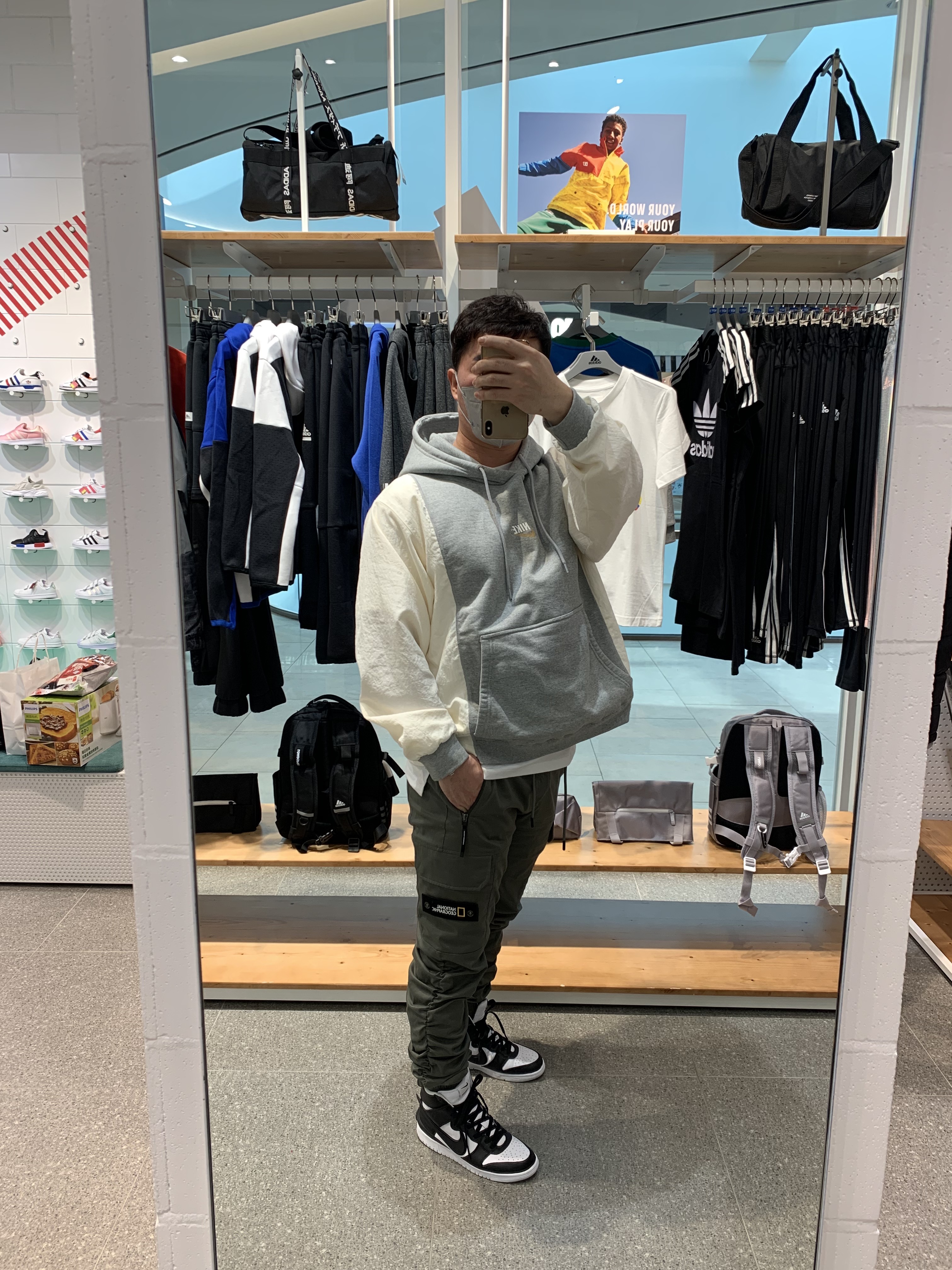 Nike x Ambush Dunk High Black 착용 스타일 - 2
