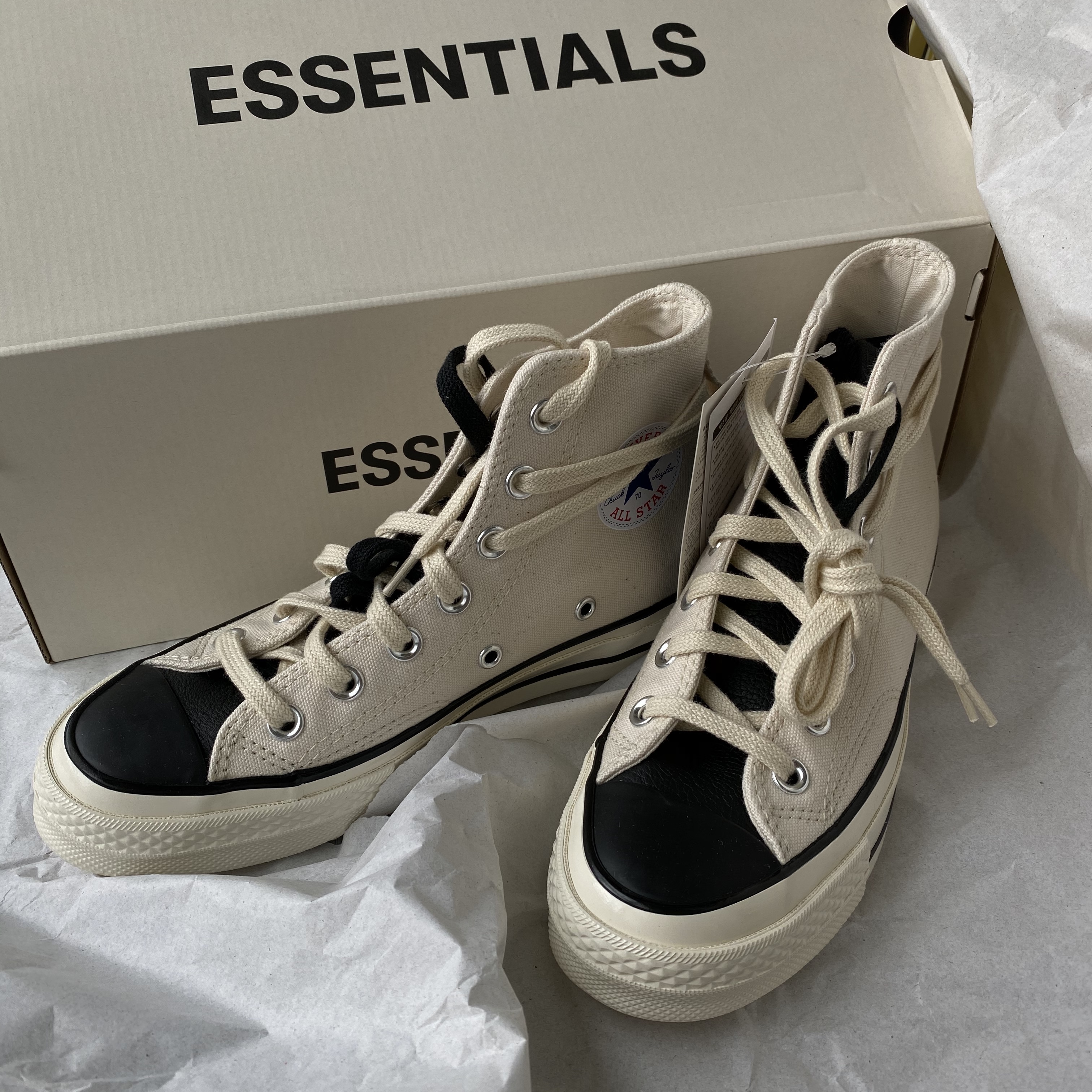 Converse x Fear of God Essentials Chuck 70 Hi Natural 2020 착용 스타일