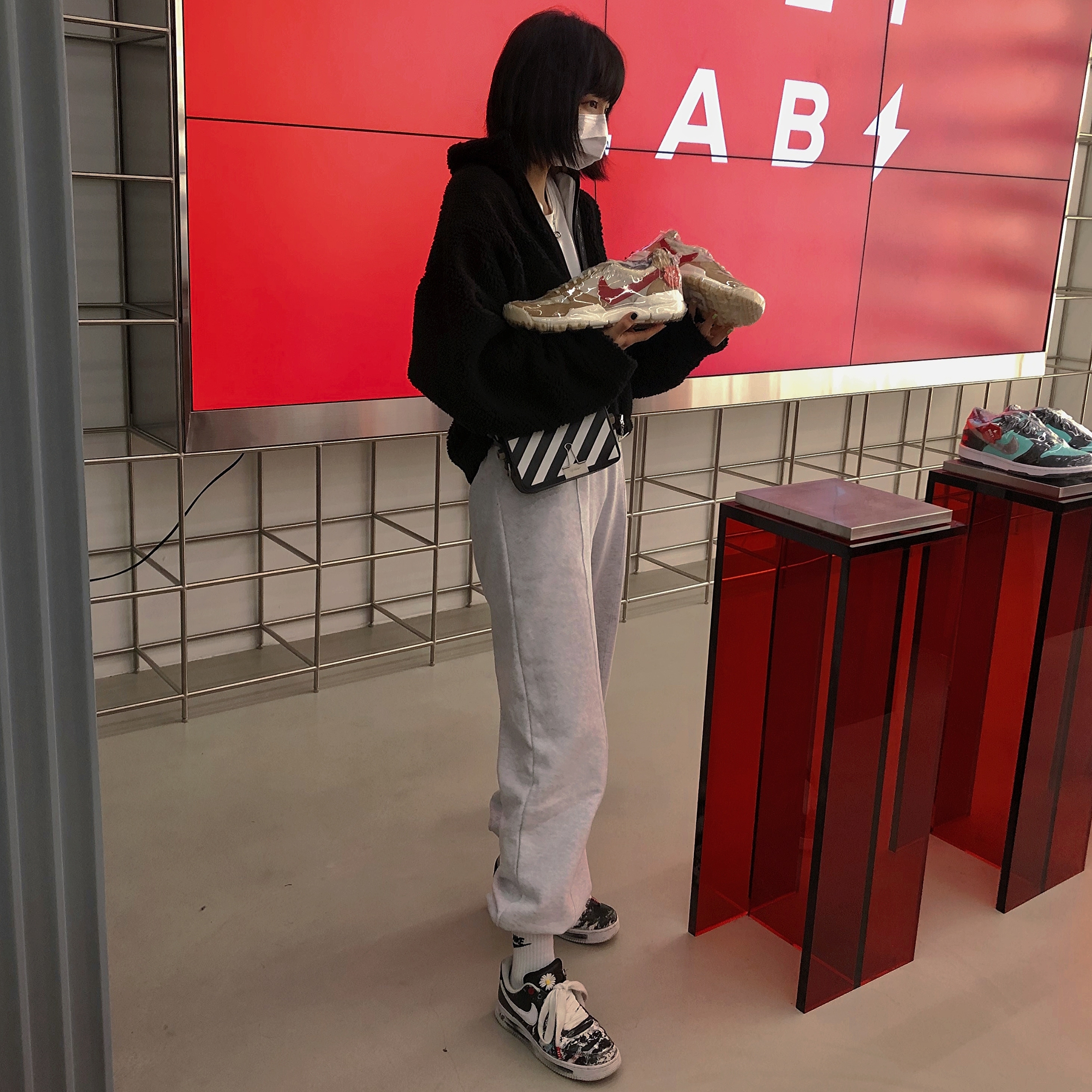 Nike x Peaceminusone Air Force 1 Low Para-Noise, Nike x Tom Sachs Mars Yard Shoe 1.0 Space Camp 착용 스타일