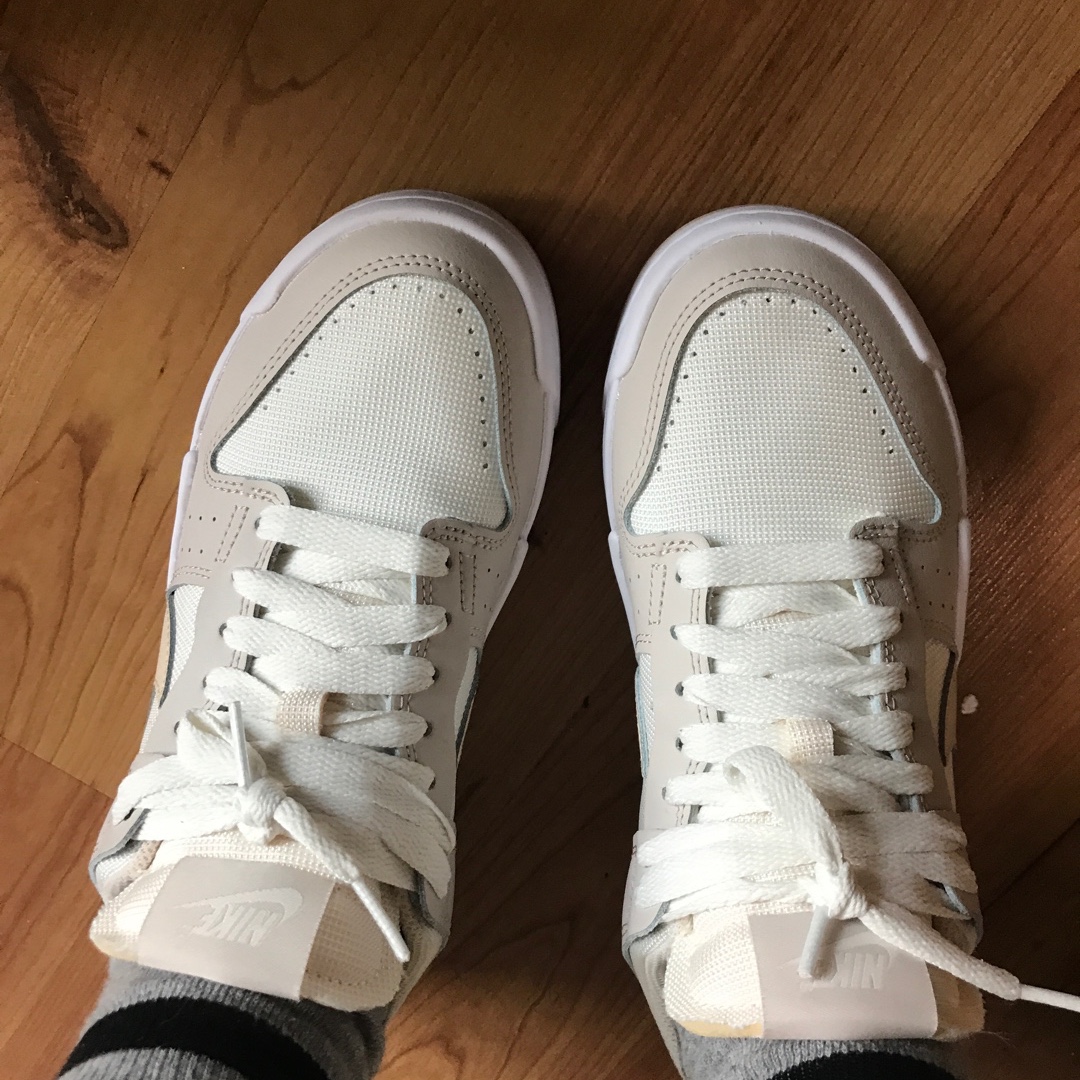 (W) Nike Dunk Low Disrupt Desert Sand 착용 스타일