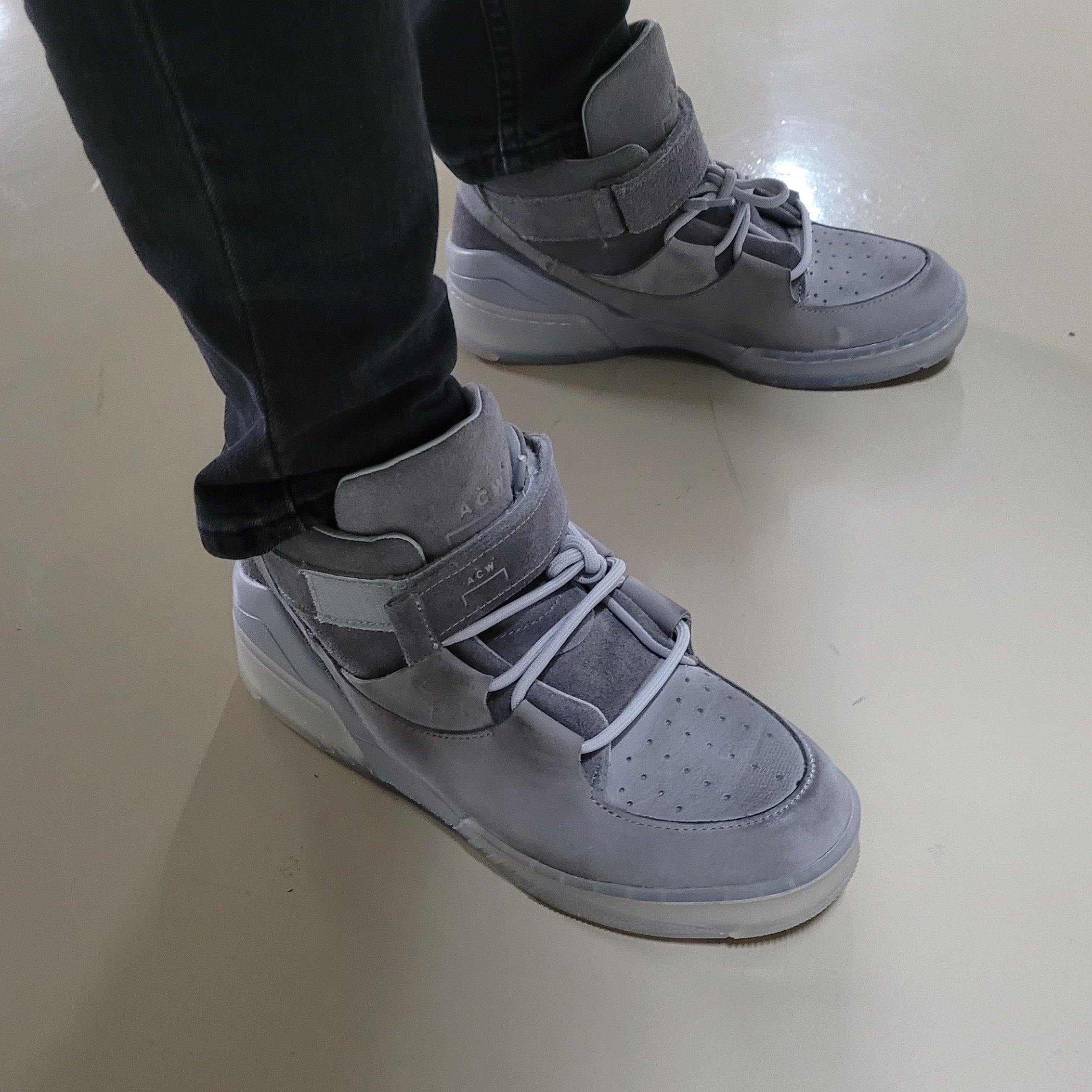 Converse x A-Cold-Wall ERX 260 Mid Grey Violet 착용 스타일 - 1