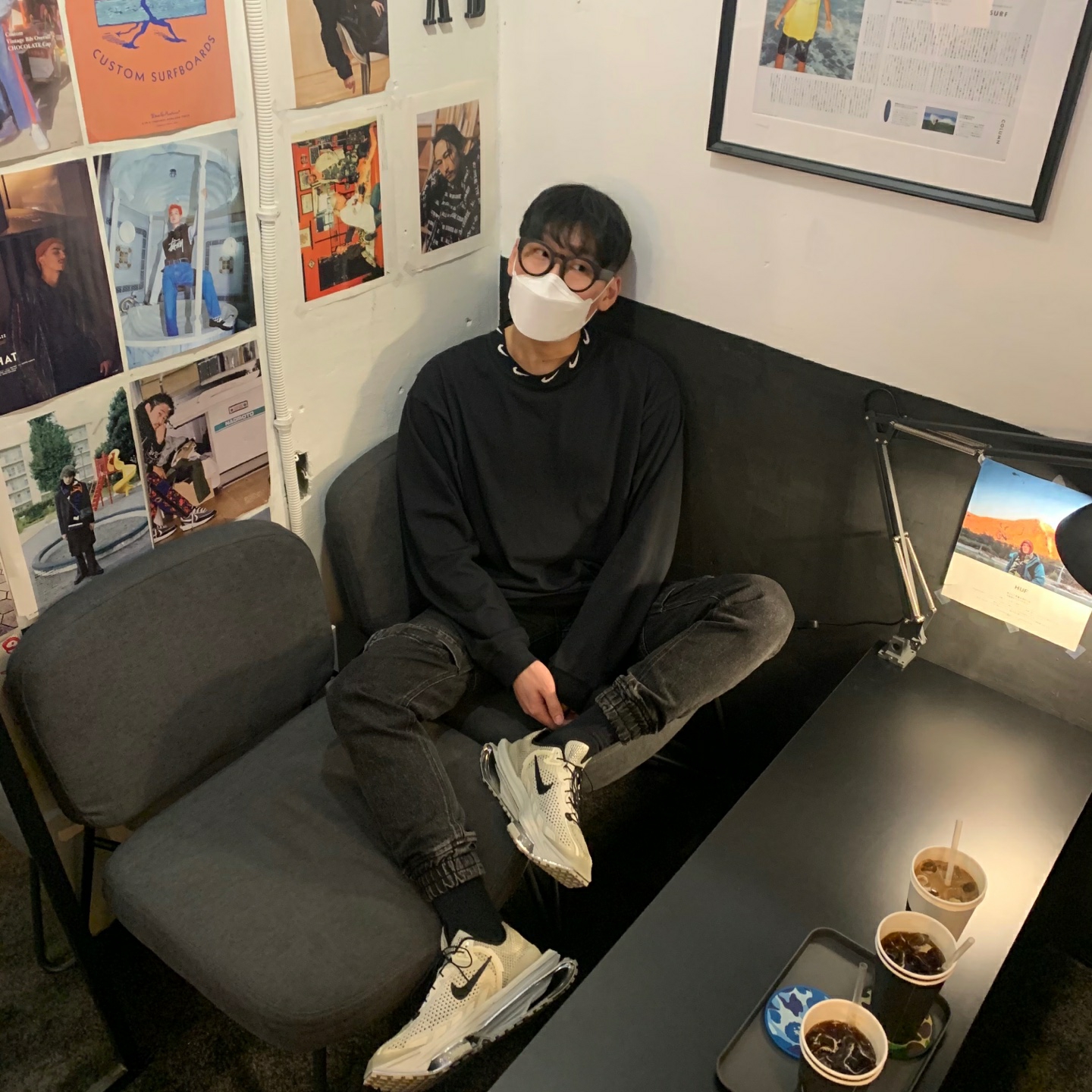 Nike x Matthew M Williams Zoom 004 Stone, Nike x Stussy NRG BR LS Knit Top 착용 스타일