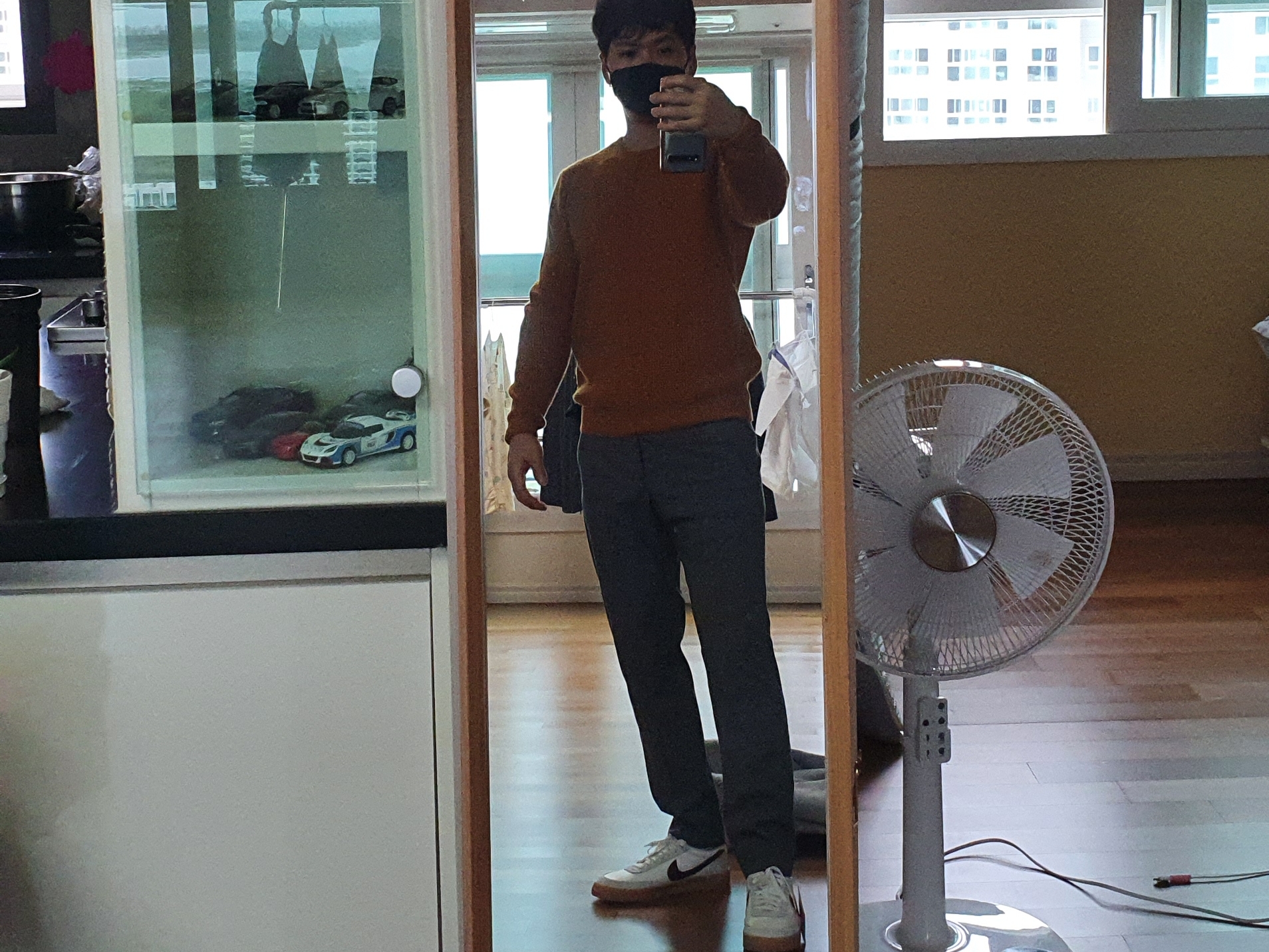 Nike x J.Crew Killshot 2 Sail Midnight Navy 착용 스타일