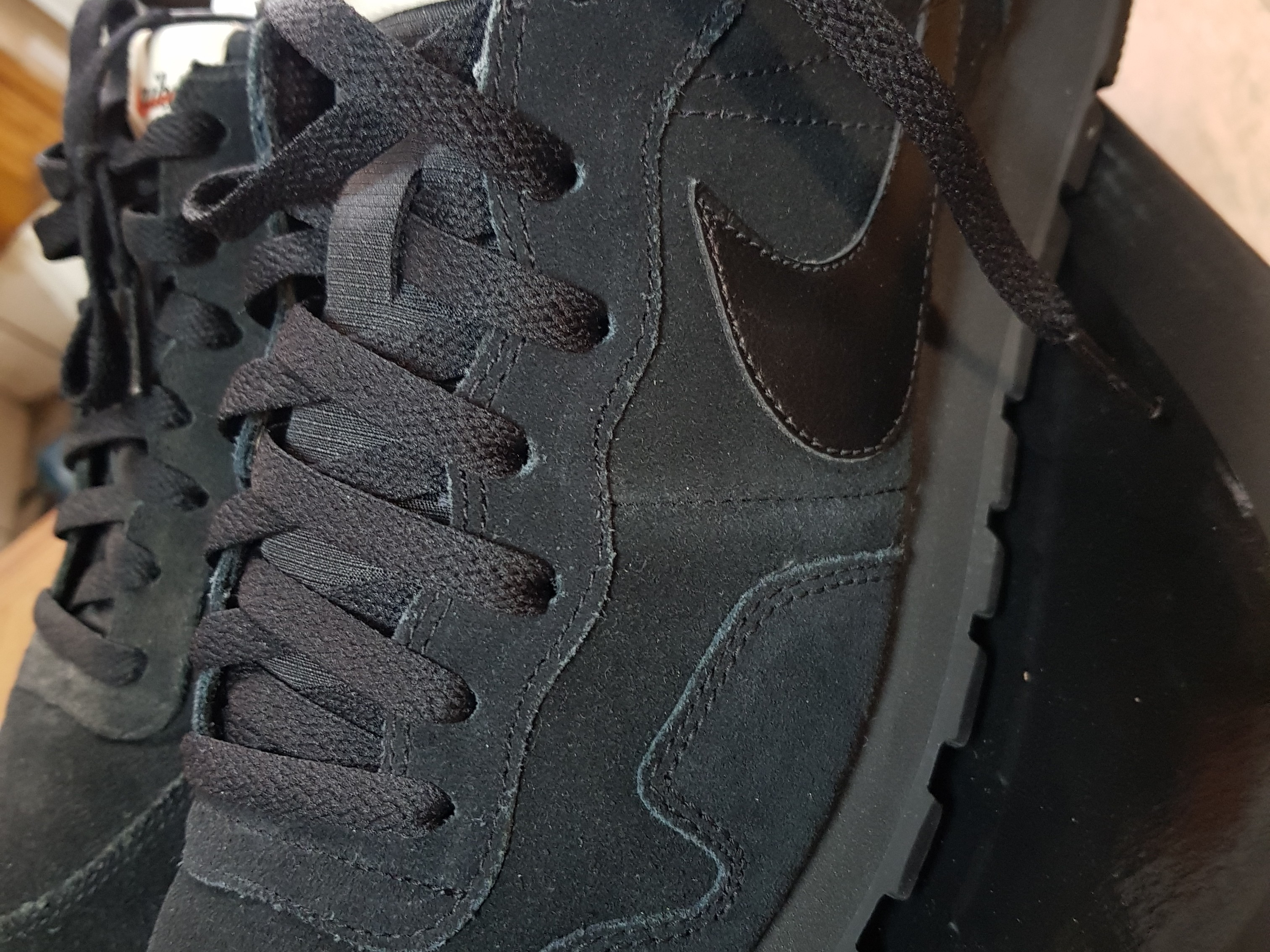 Nike x Comme des Garcons Air Pegasus 83 Black Gold, Nike x Comme des Garcons Air Pegasus 83 Black White 착용 스타일 - 2