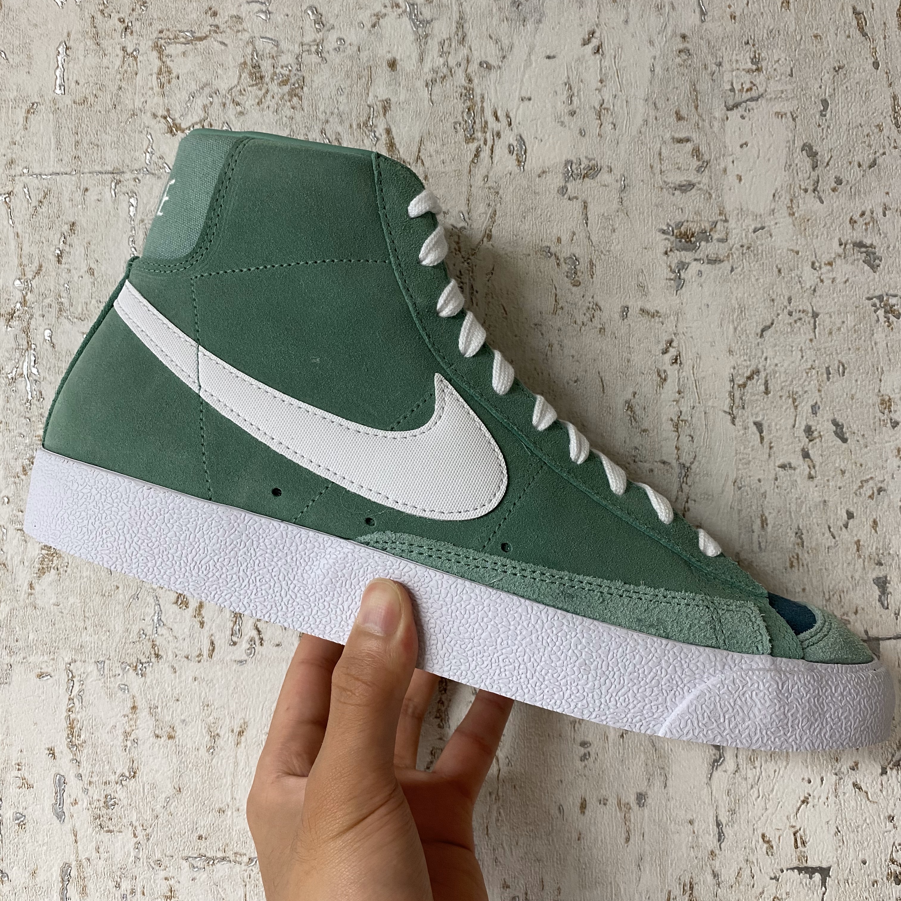 Nike Blazer Mid '77 Vintage Jade 착용 스타일 - 1