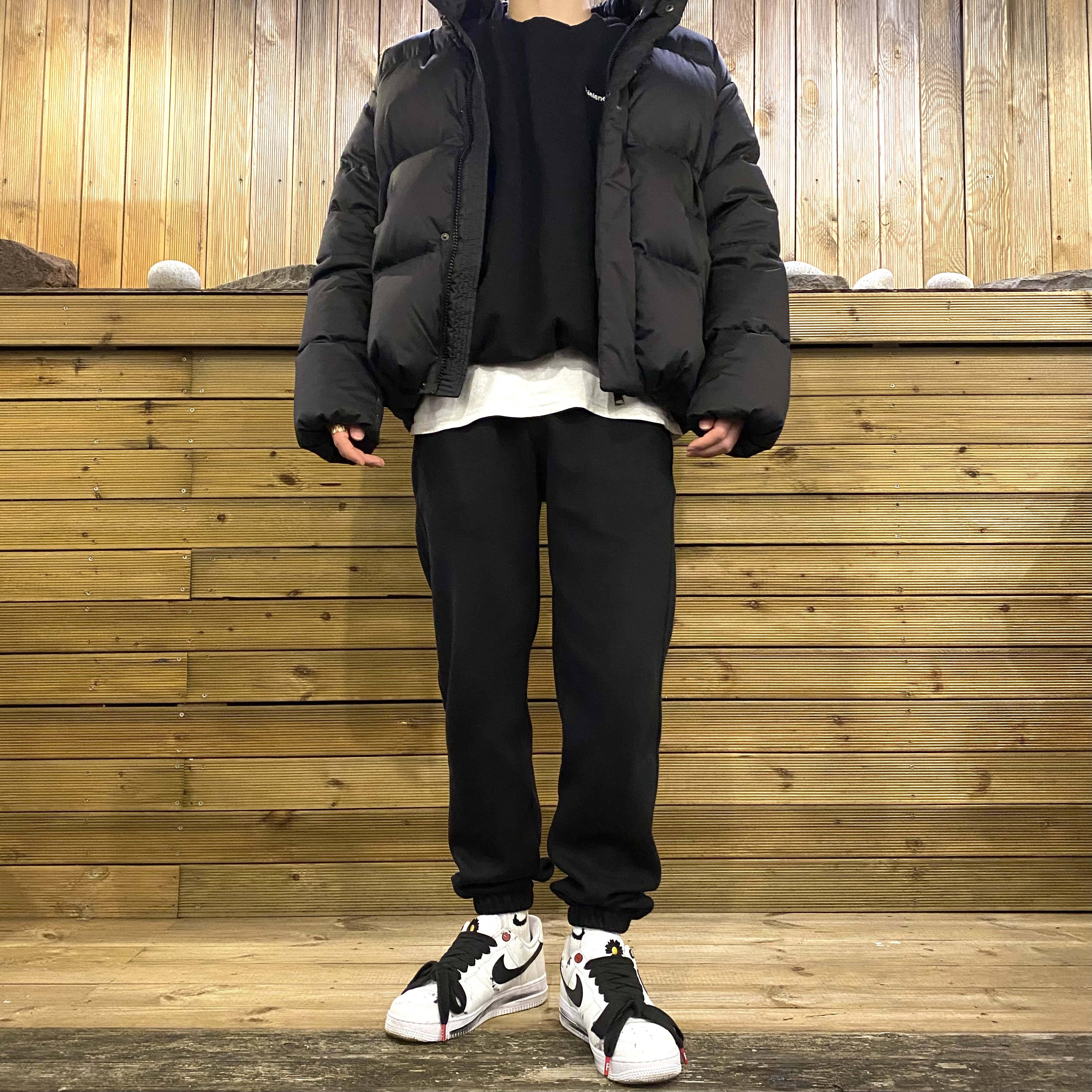 Nike x Peaceminusone Air Force 1 Low Para-Noise 2.0 착용 스타일