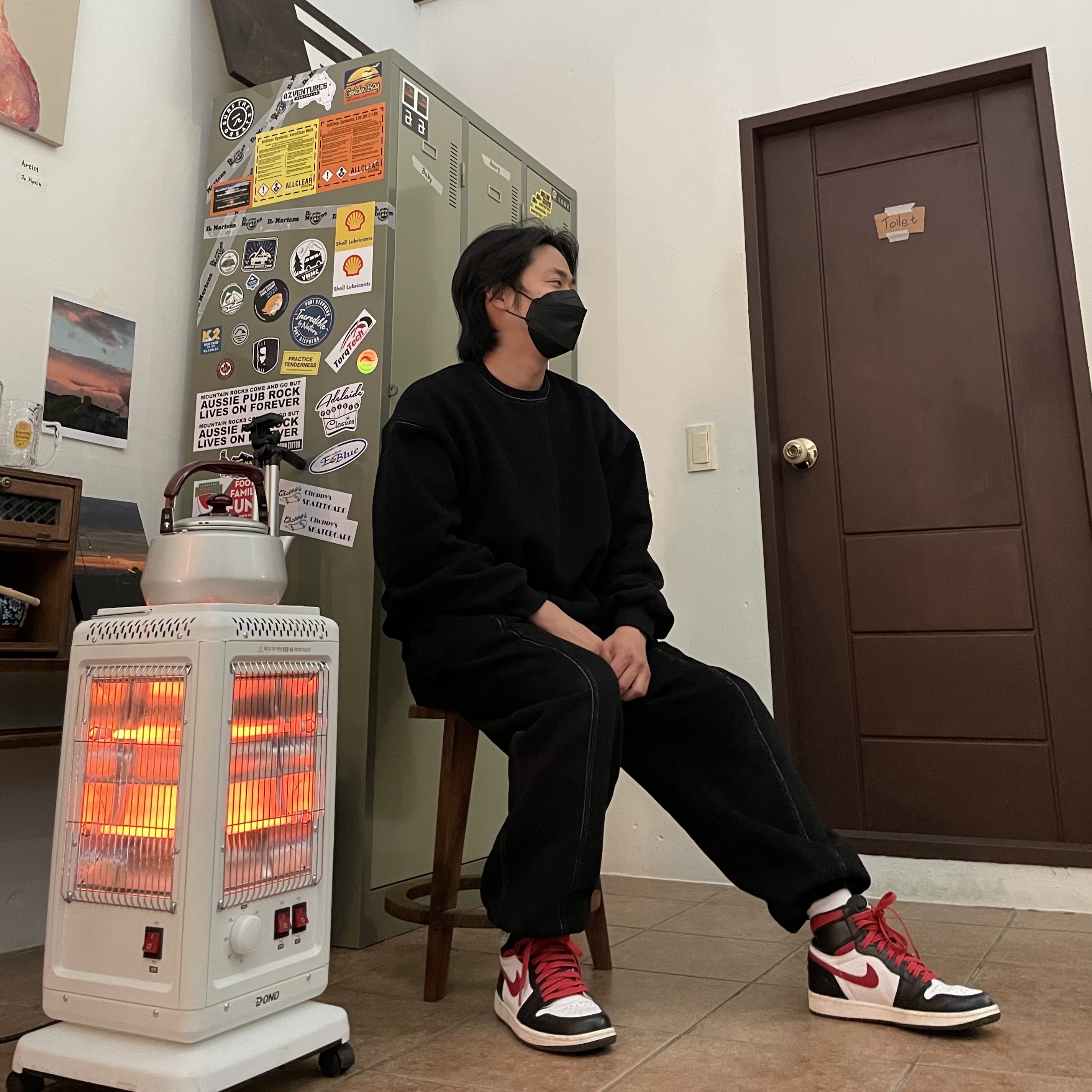Jordan 1 Retro High OG Gym Red 착용 스타일 - 2
