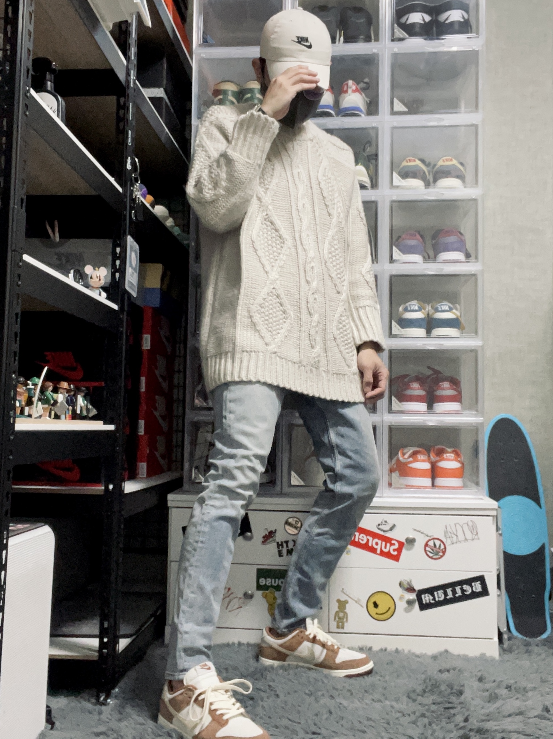 Nike Dunk Low Pro Premium Medium Curry 착용 스타일