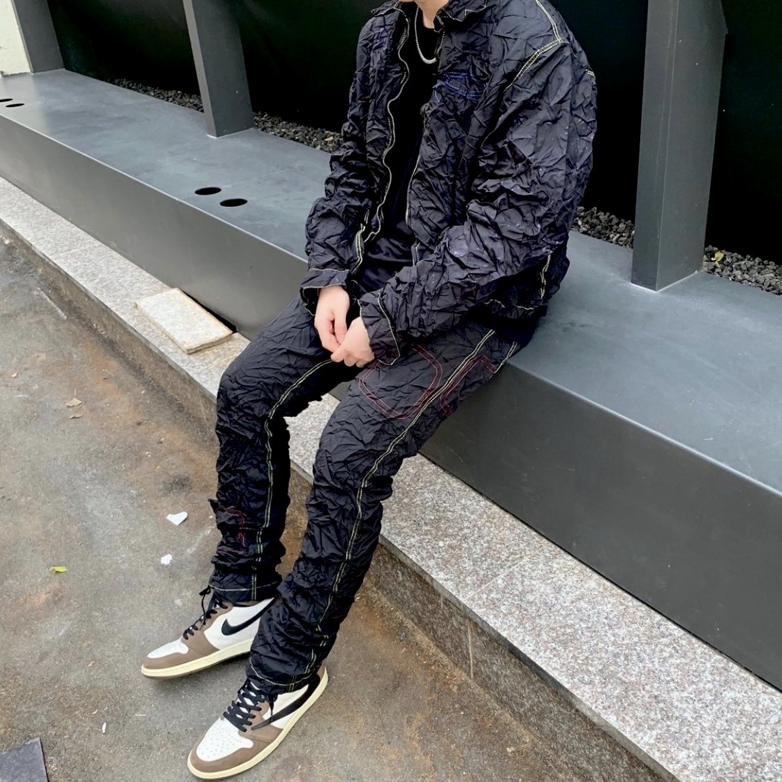 Jordan 1 x Travis Scott Retro High OG SP Mocha 착용 스타일