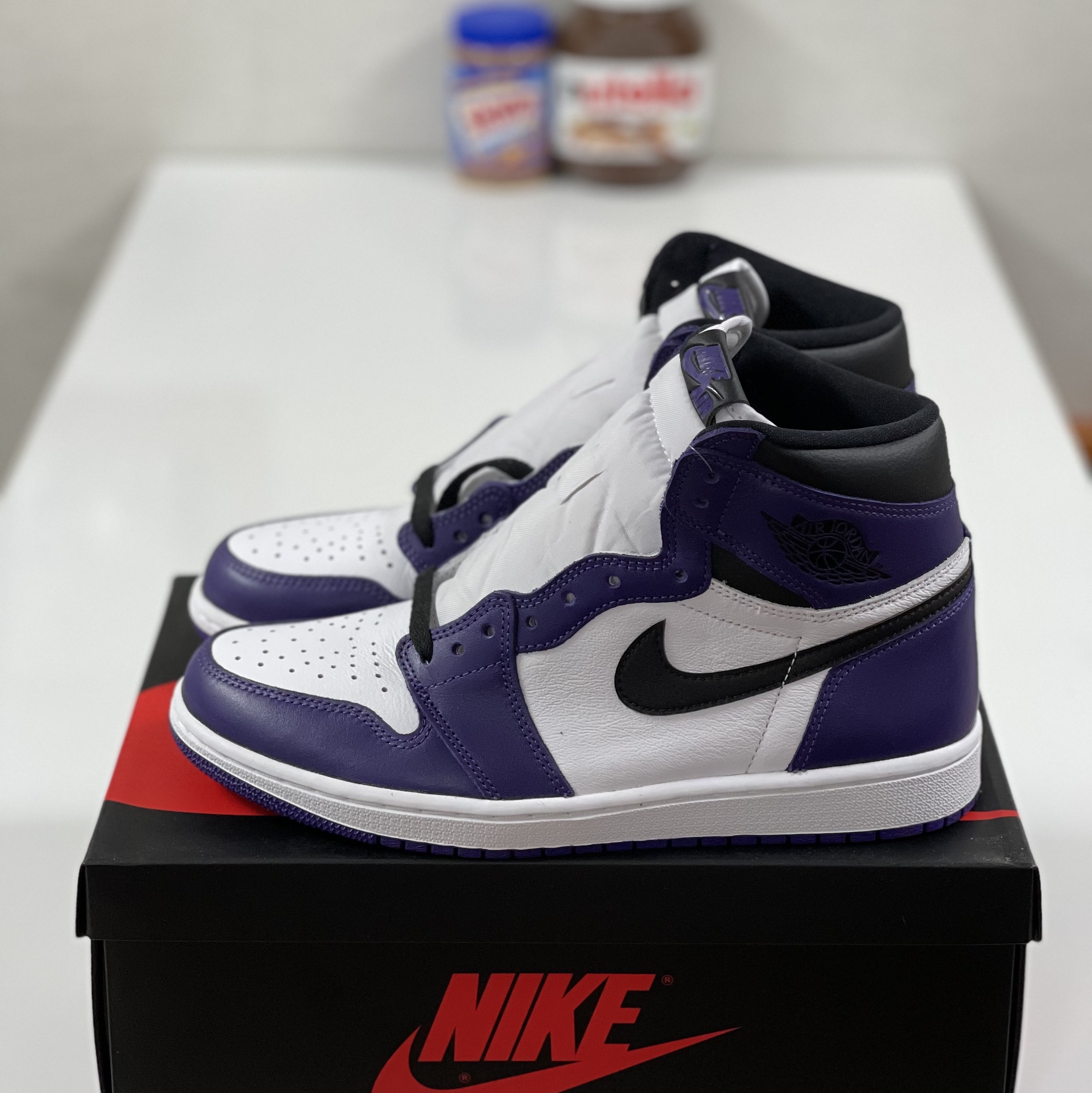 Jordan 1 Retro High OG Court Purple 2020 착용 스타일 - 2