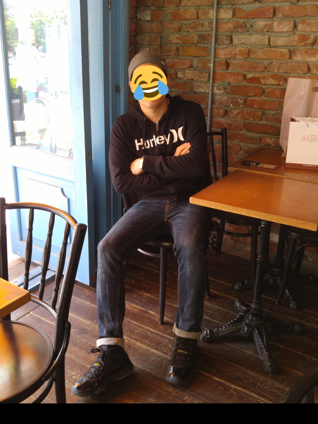 Jordan 11 Retro Gamma Blue 착용 스타일