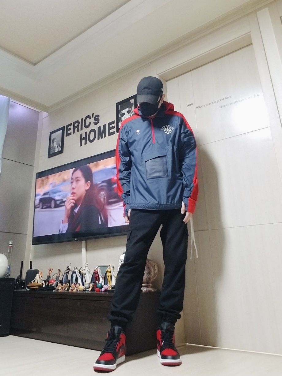 Jordan 1 Mid Bred Banned 2020 착용 스타일 - 1