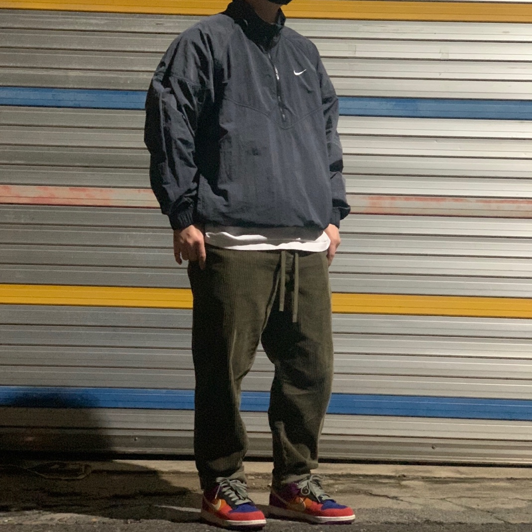 Nike Dunk PRM Low Viotech 2013, Nike x Stussy Windrunner Jacket Off Noir 착용 스타일