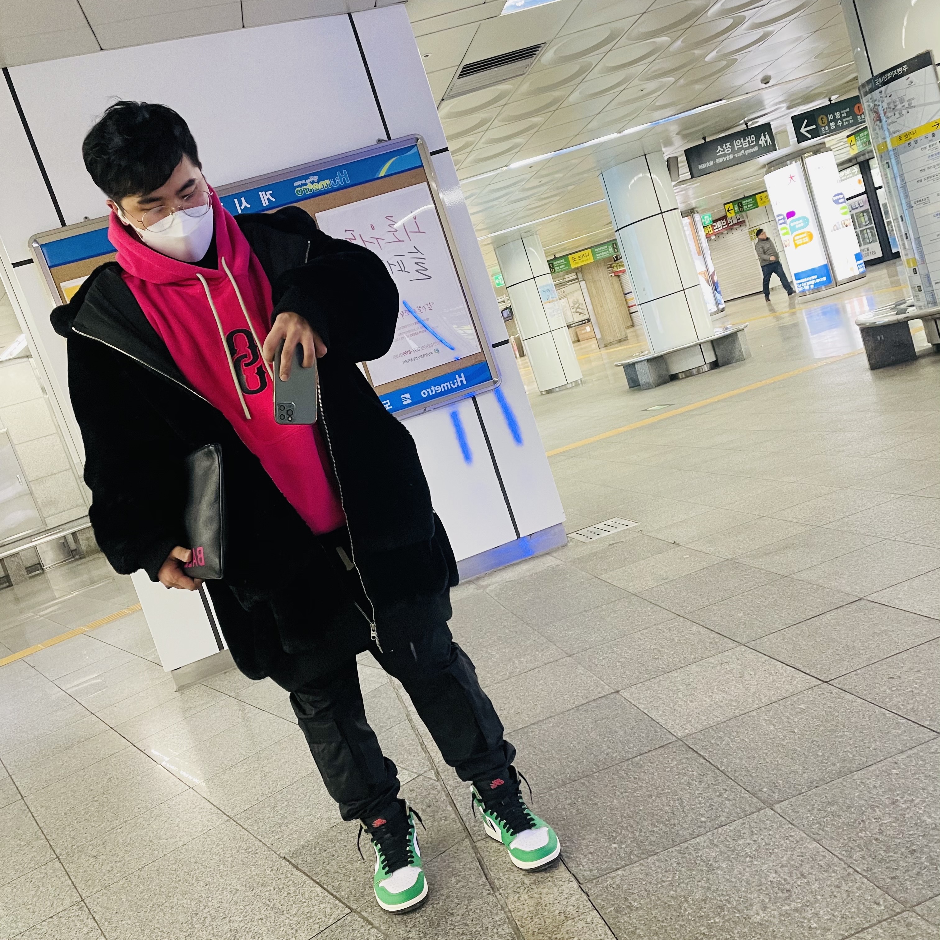 (W) Jordan 1 Retro High OG Lucky Green 착용 스타일